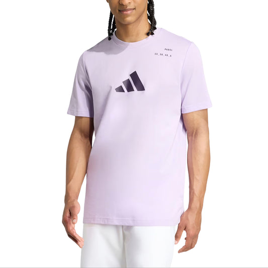 Adidas Padel Category Graphic Tee Purple - Cover