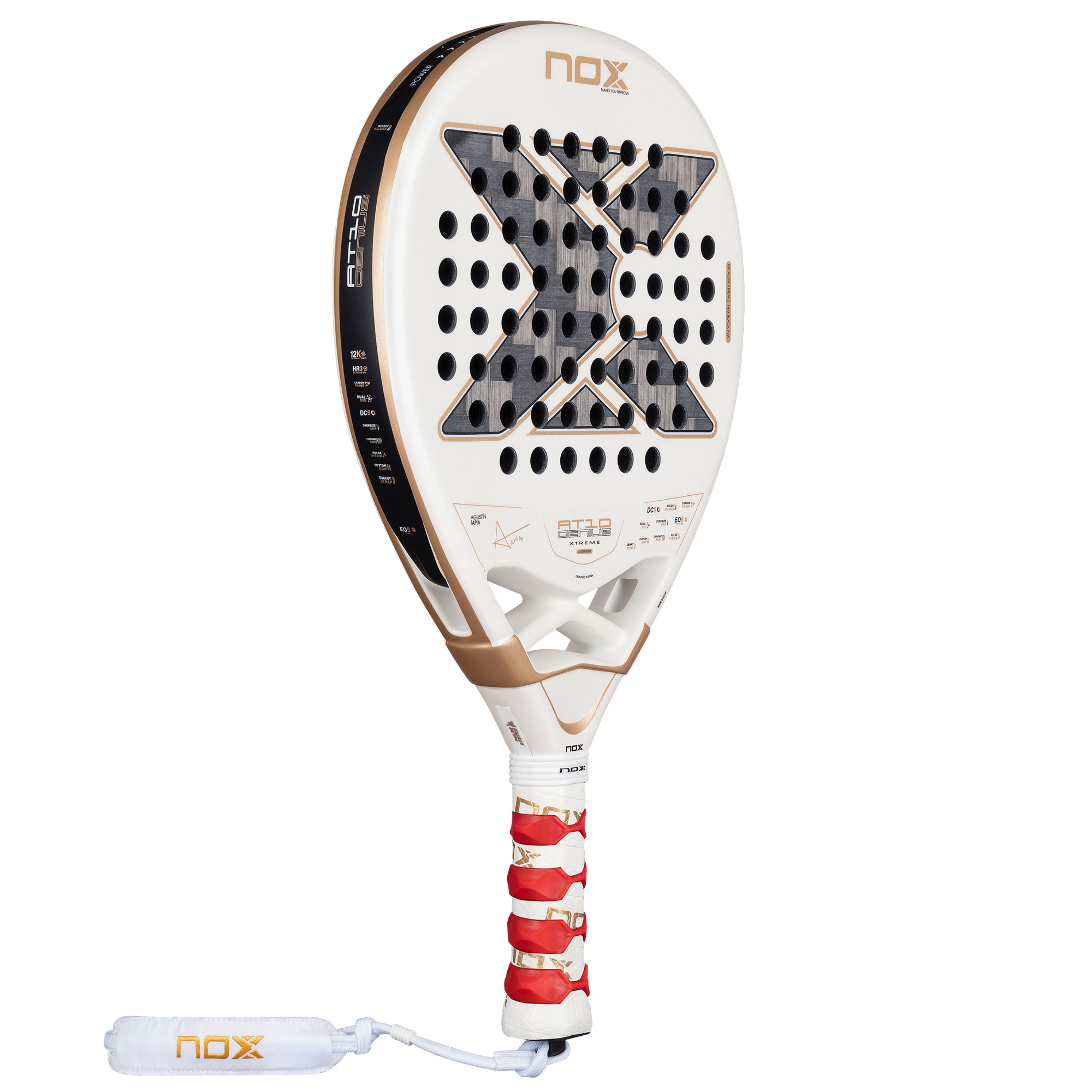 NOX AT10 Genius 12K Alum XTREM 2026 Padel Racket by Agustín Tapia
