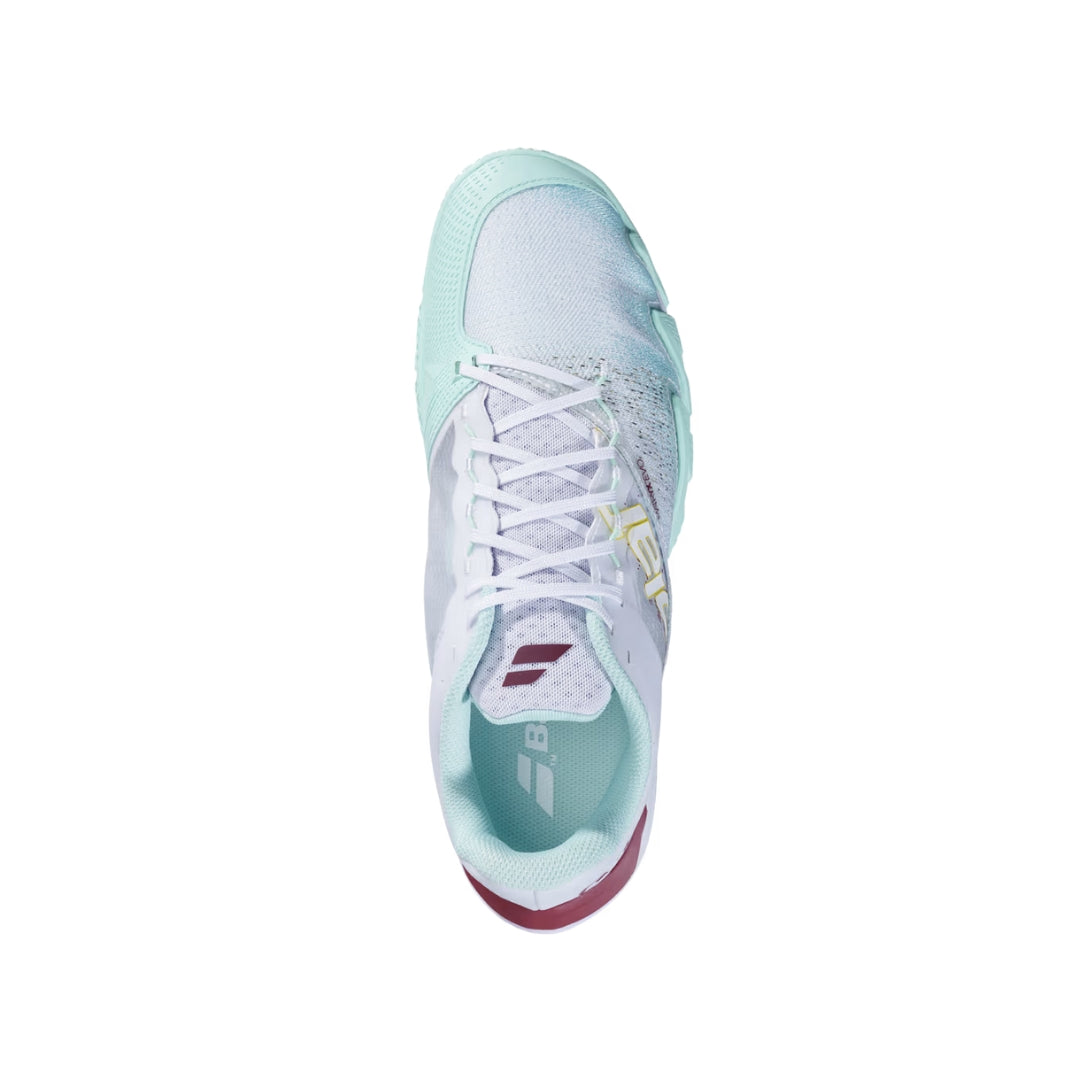 Babolat Jet Premura 2 Lebron Padel Shoes - White - Top View