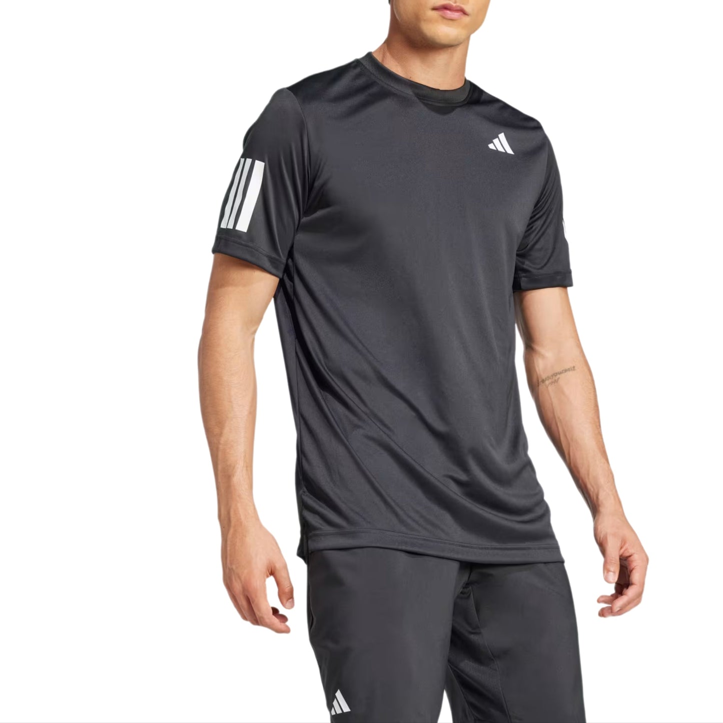 Adidas Club 3STR Climacool Tee - Black - Front