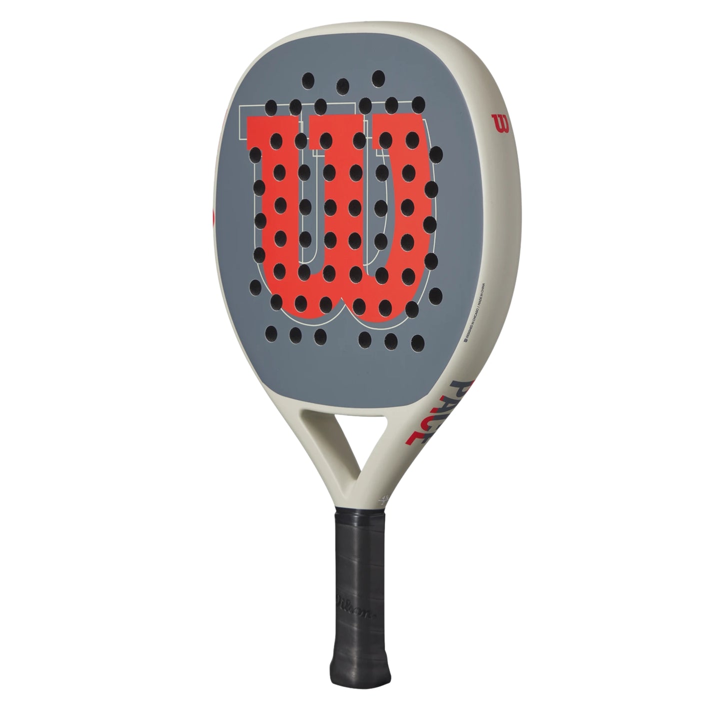 Wilson Pace V1 Padel Racket - Red - Left