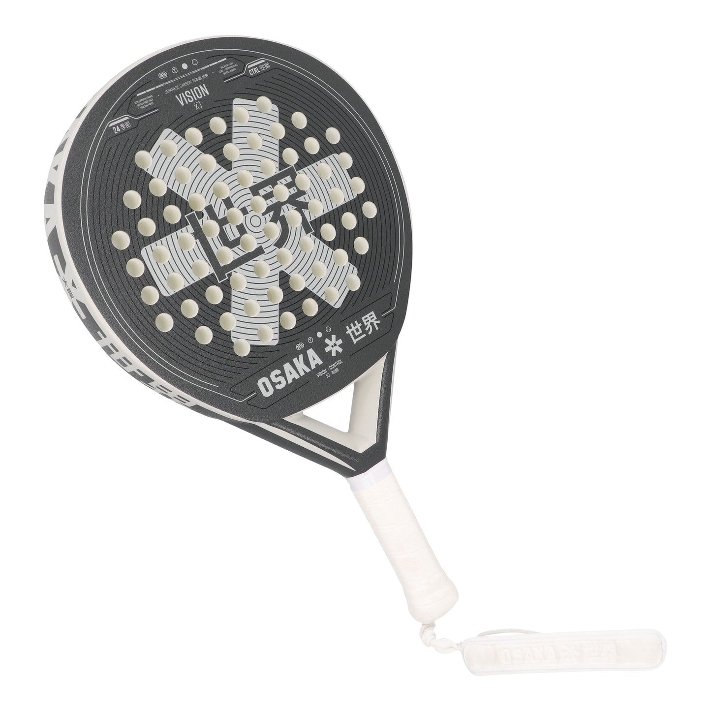 Osaka Vision Control Padel Racket - Grey - Right