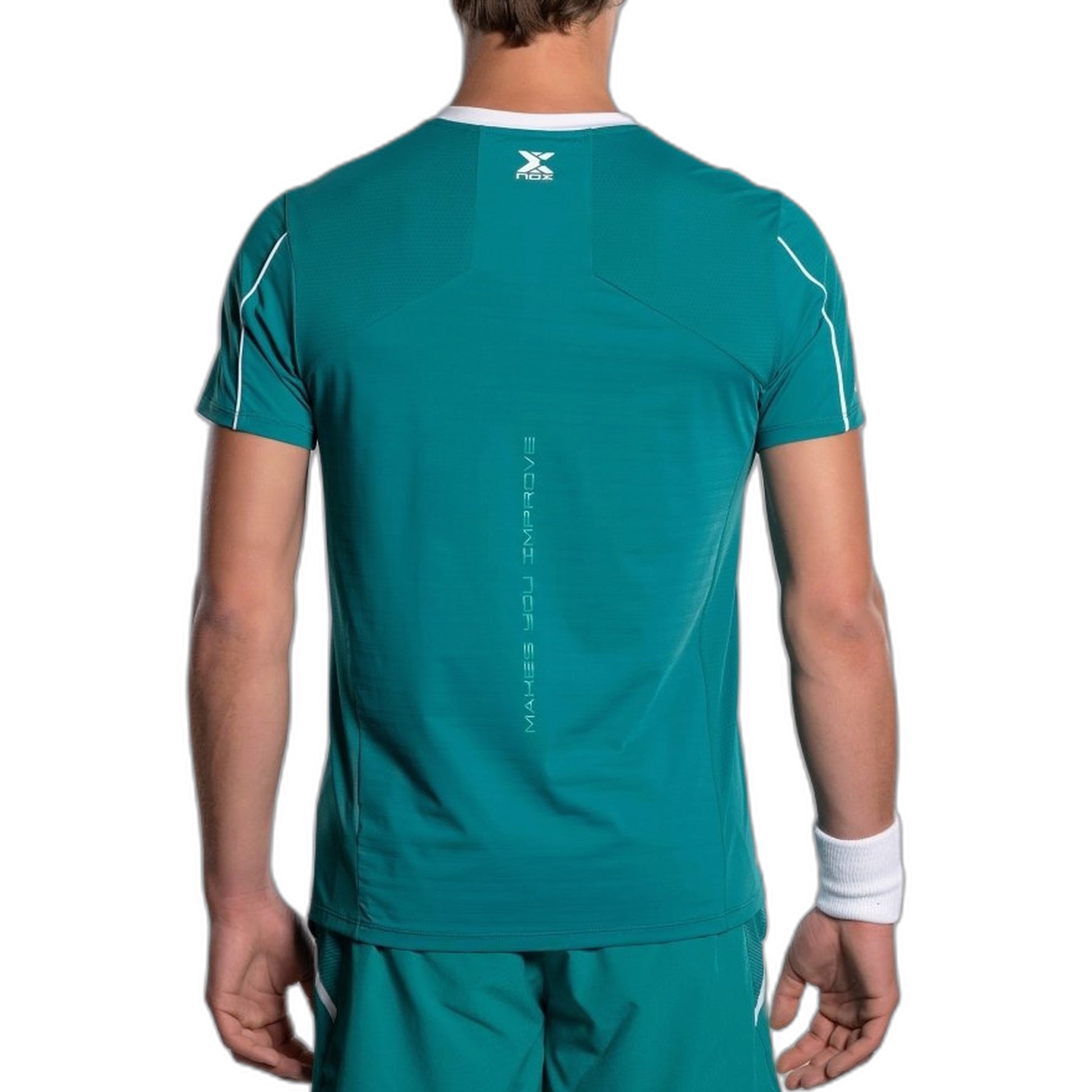 NOX Men's Pro T-Shirt - Ivy Green - model back
