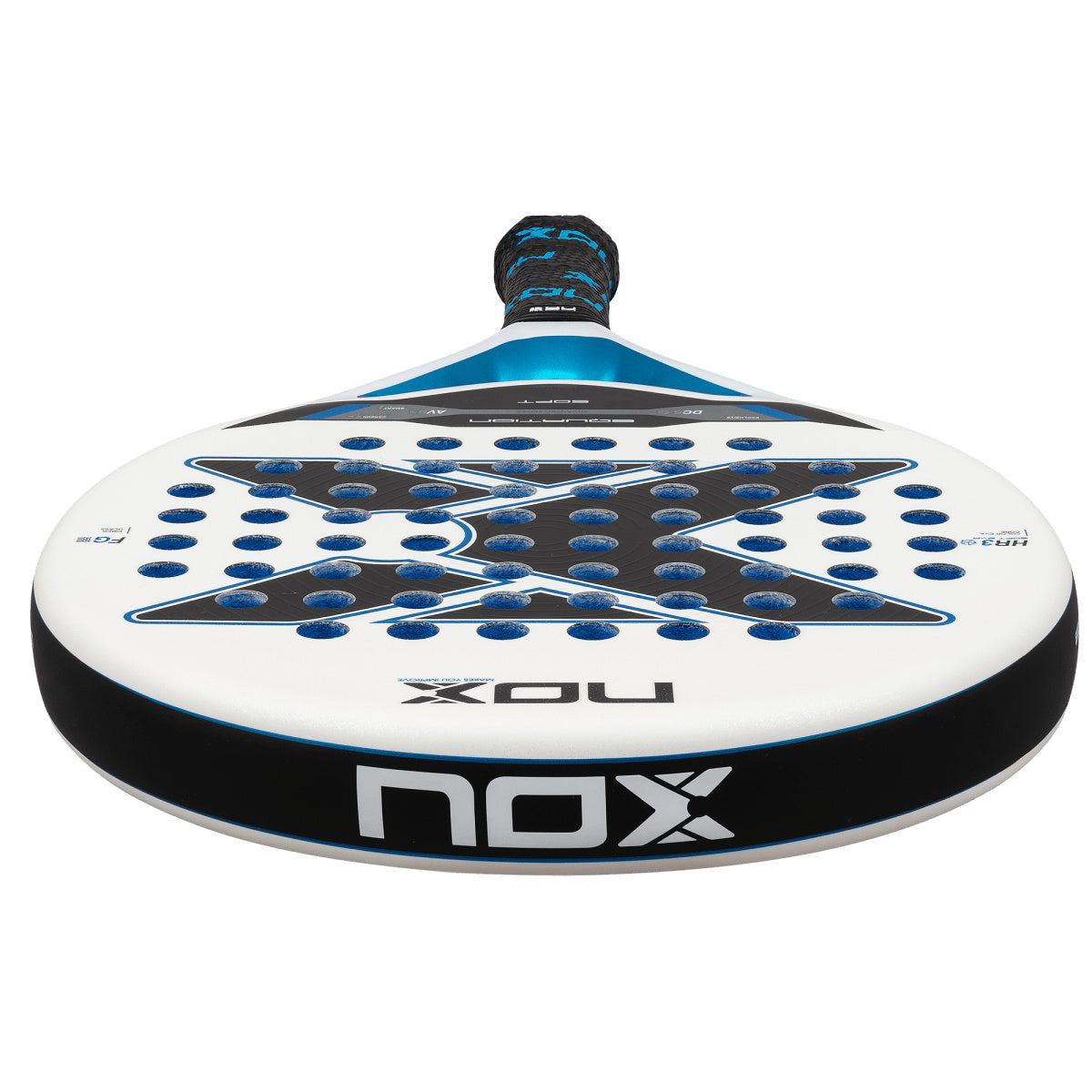 NOX Equation Advanced Soft 2026 Padel Racket - Top
