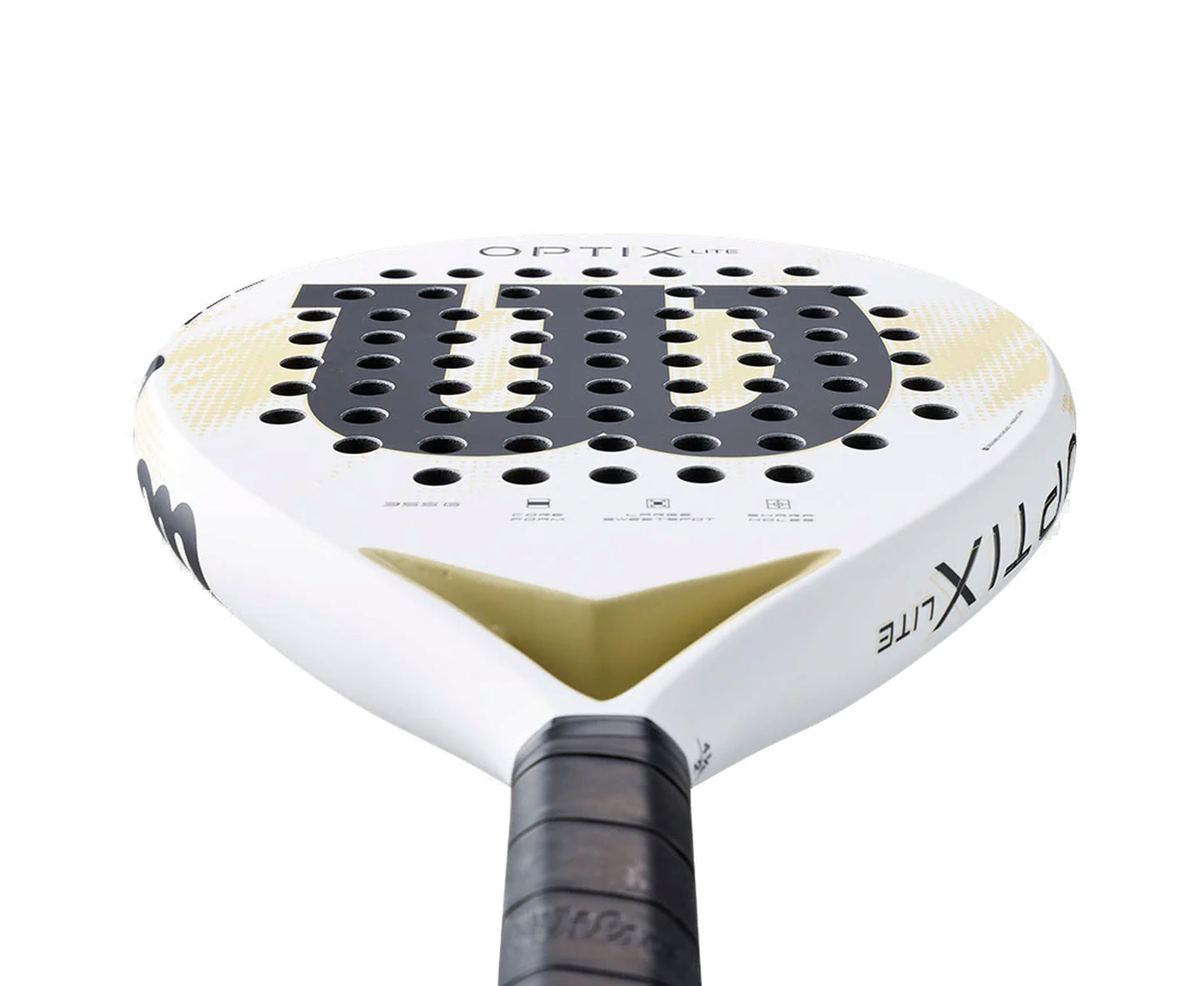 Wilson Optix V2 Padel Racket - White - Top