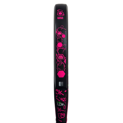 LOK Be Flow Gen 2 Padel Racket - Pink - Frame