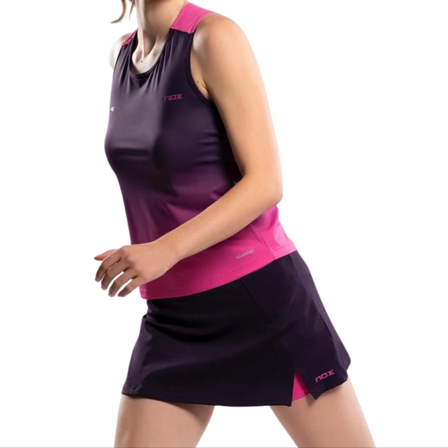 NOX Women's Pro Blackberry Rose Tank Top - Side