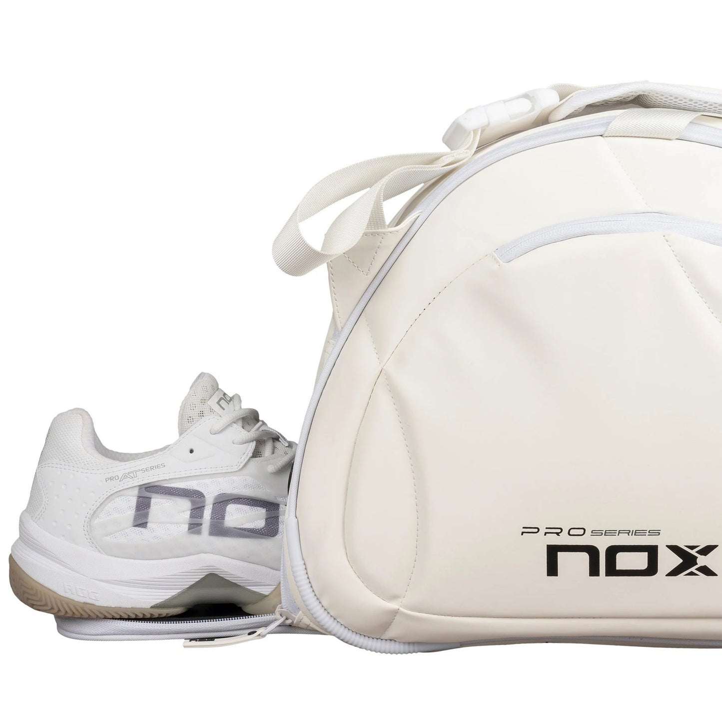 Nox Pro Series Padel Bag - White - AT10 lux shoe