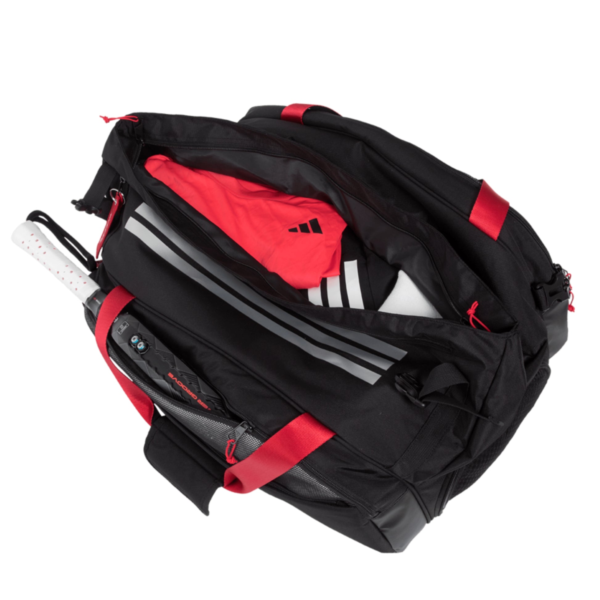 Adidas Multigame Racket Bag 3.4 - Black/Red - Racket