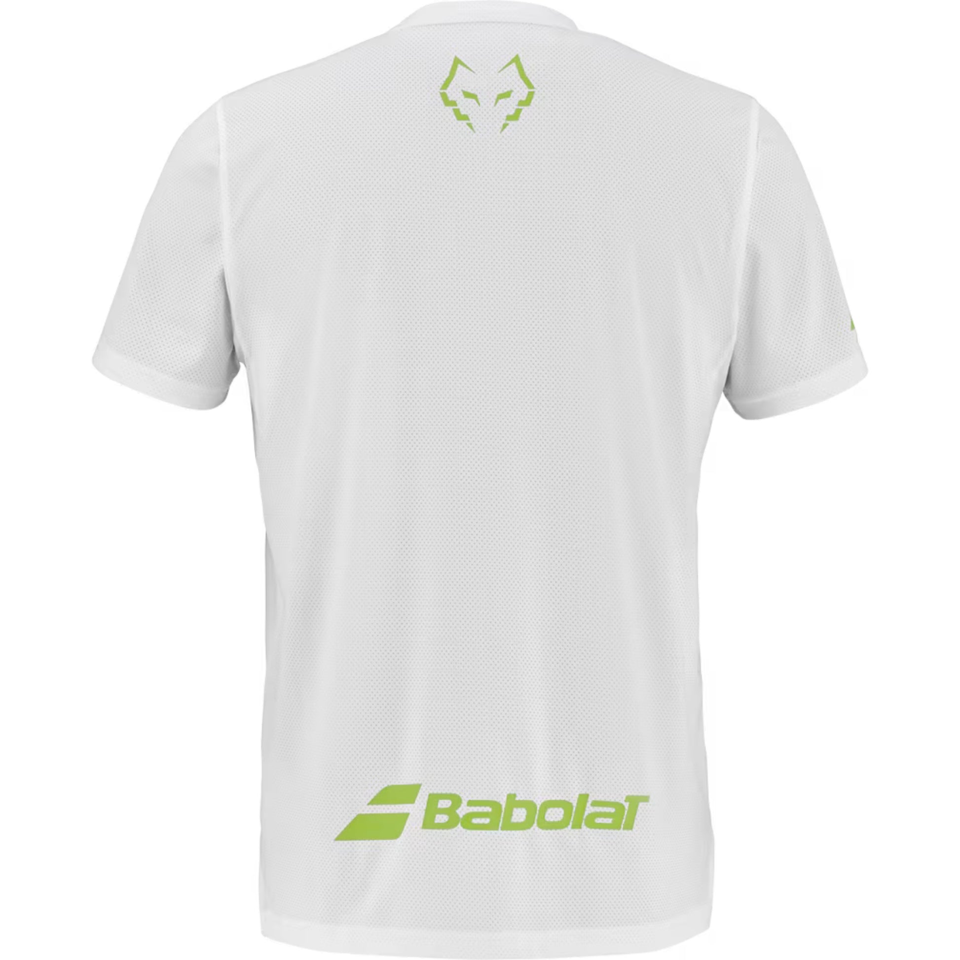 Babolat Crew Neck Tee Lebron - White/Green - back