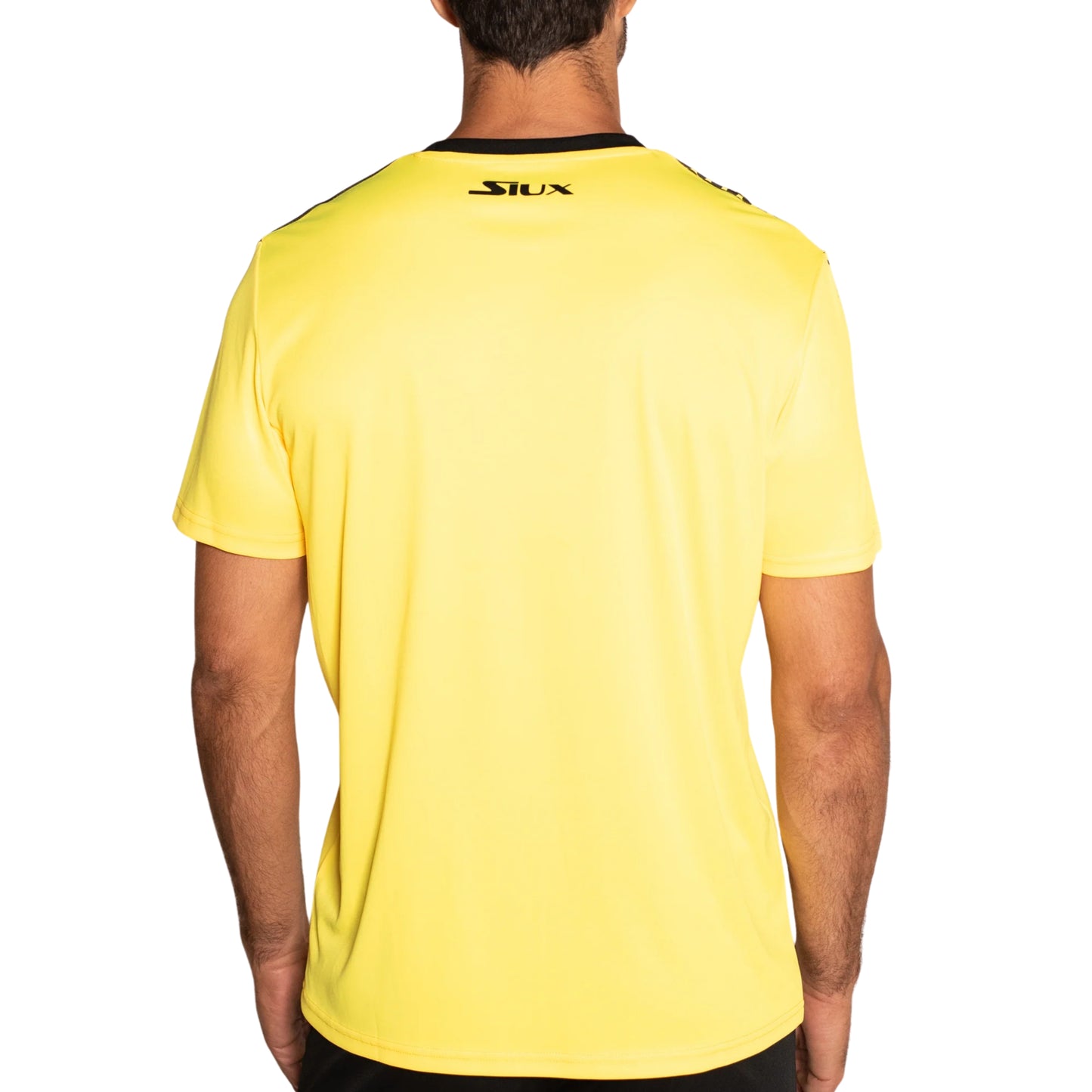 Siux Strike Men's T-Shirt - Yellow- Back