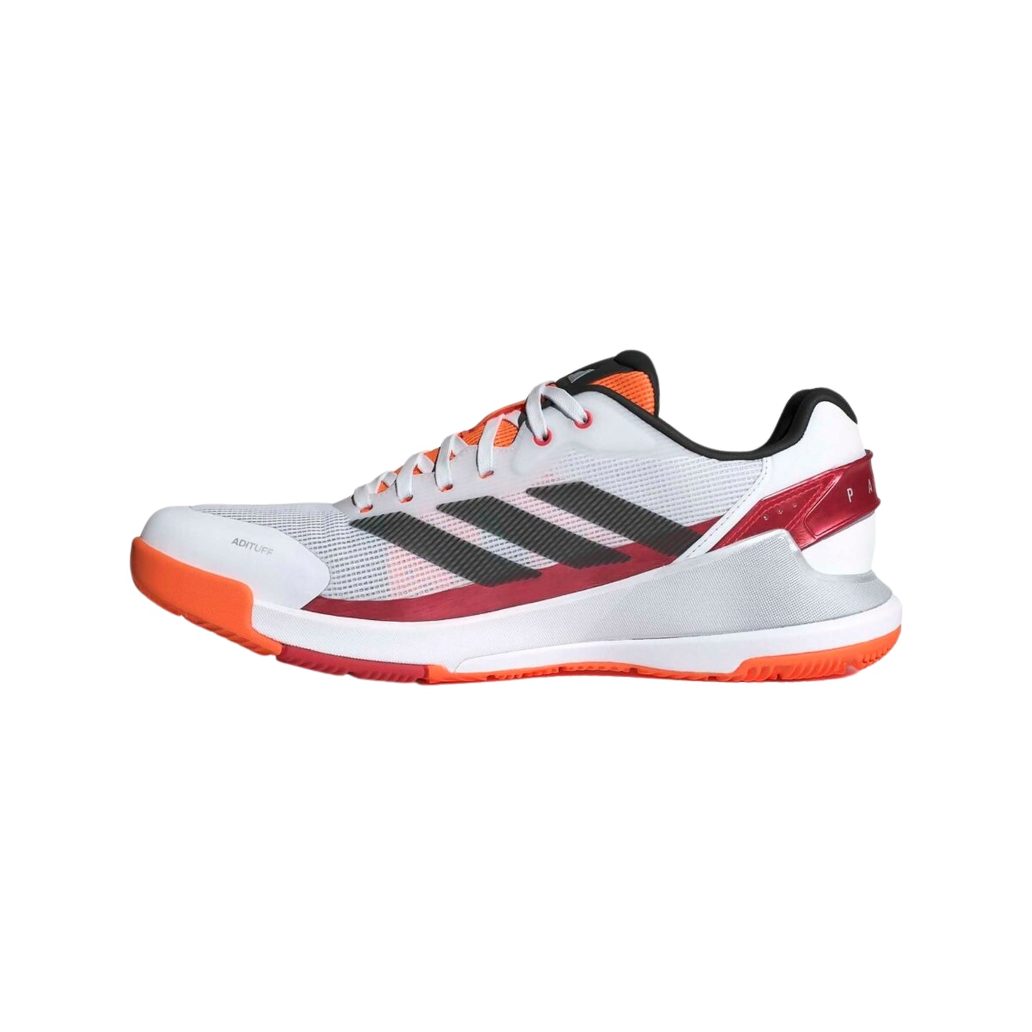Adidas CrazyQuick Lightstrike Padel Shoes - White/Orange