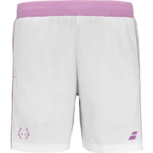 Babolat Lebron Padel Shorts - White/Pink - Cover