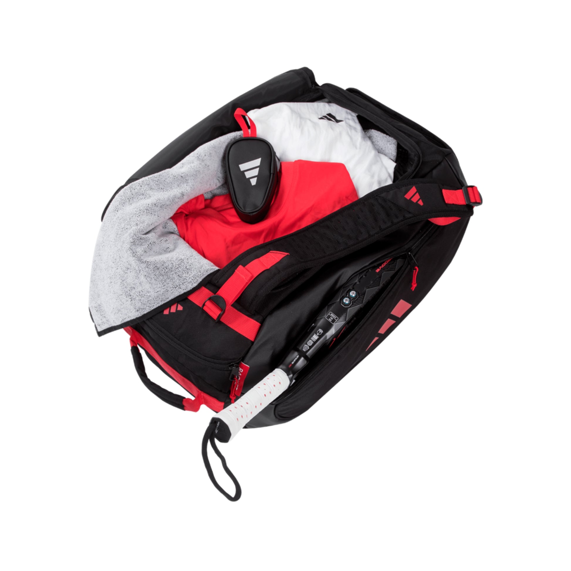 Adidas Tour 3.4 Racket Bag - Black - Central compartment