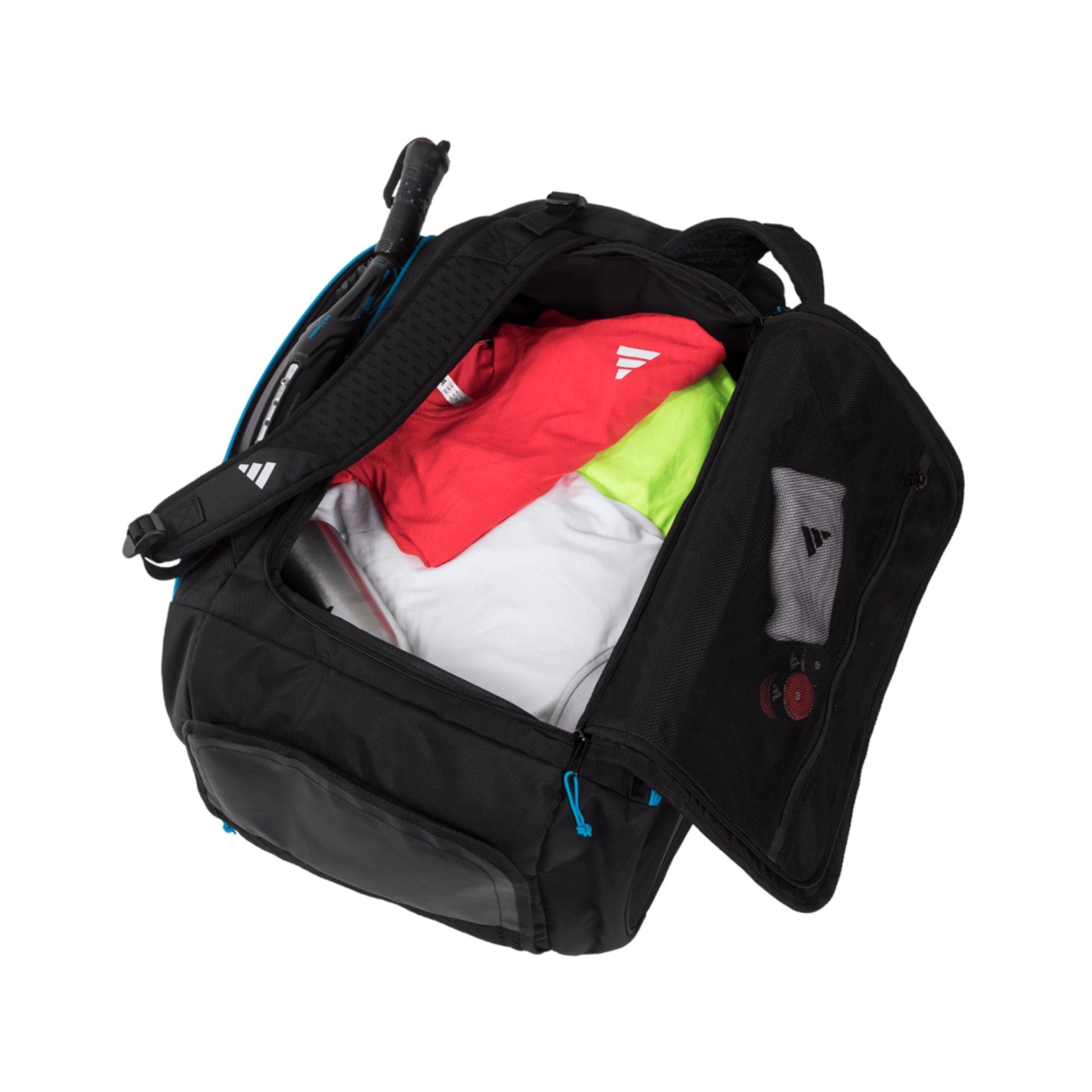 Adidas Pro Tour 3.4 Racket Bag - Black - Central Compartment