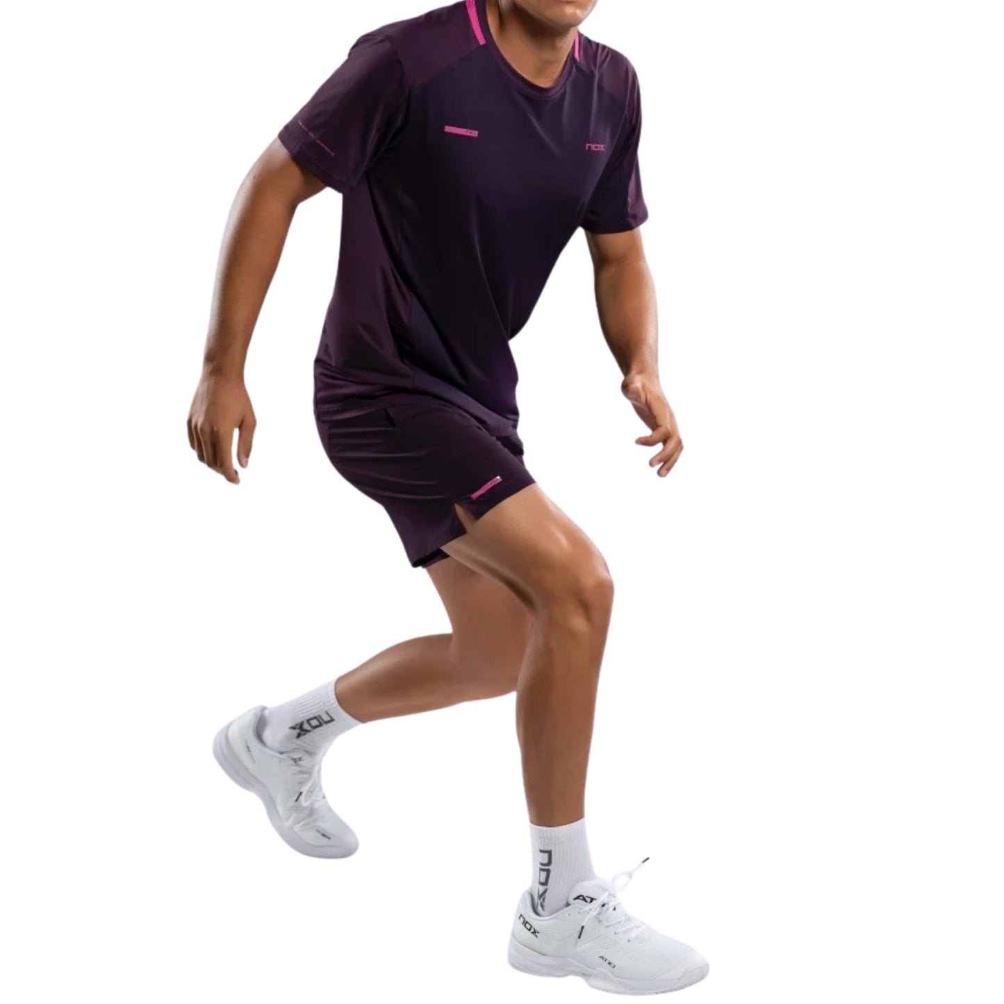NOX Men's Pro Deep Purple Shorts - Lunge
