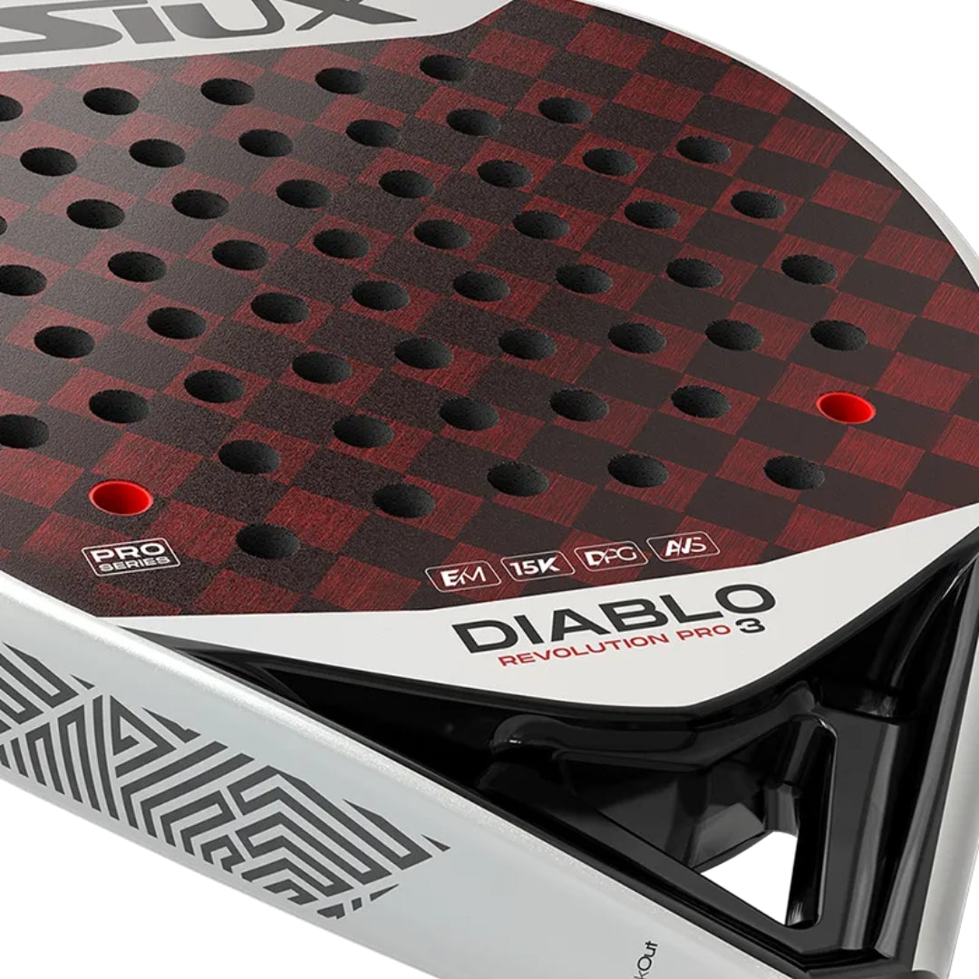 Siux Diablo Revolution Sanyo Pro 3 Padel Racket - Face