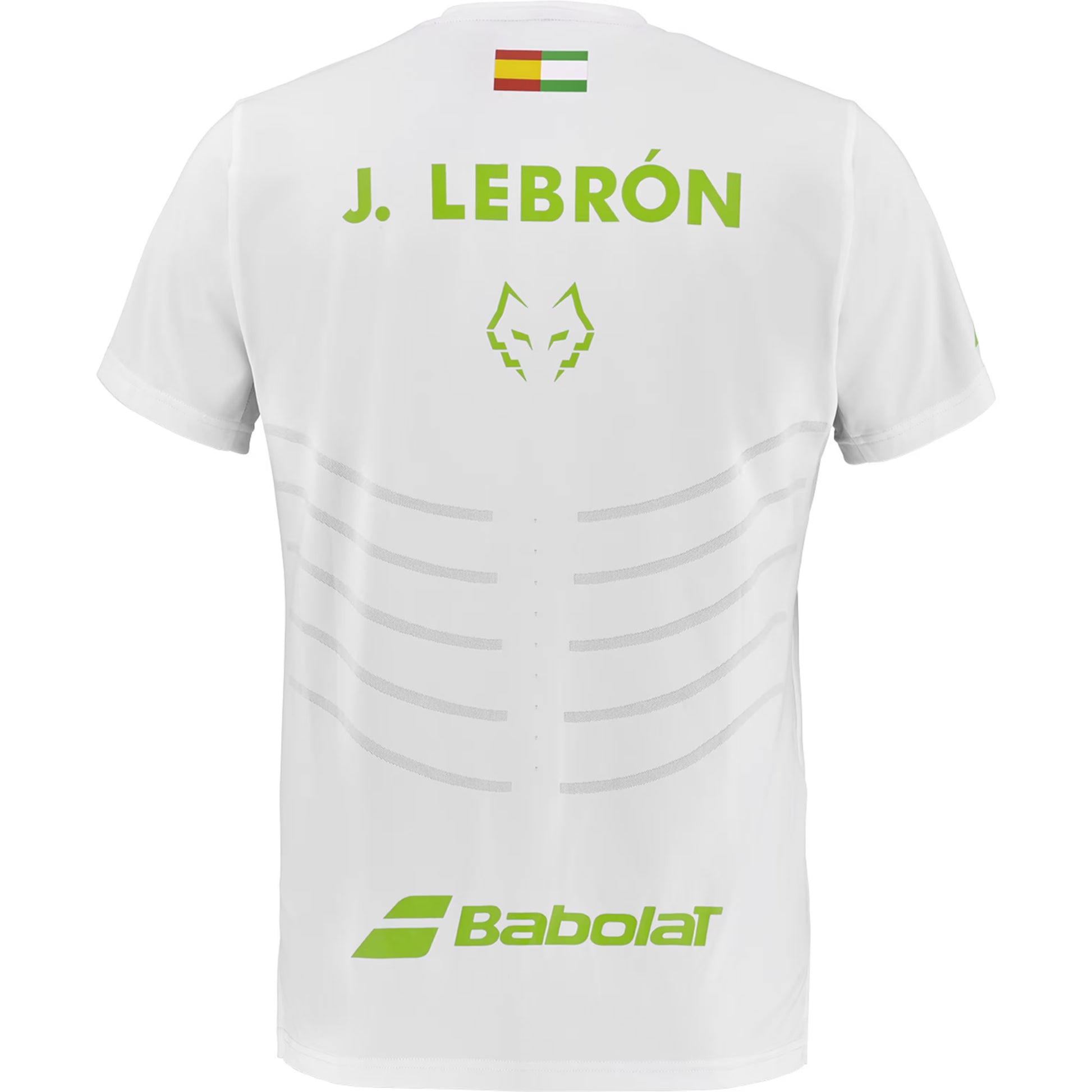 Babolat Crew Neck Tee Lebron Replica - White - Back