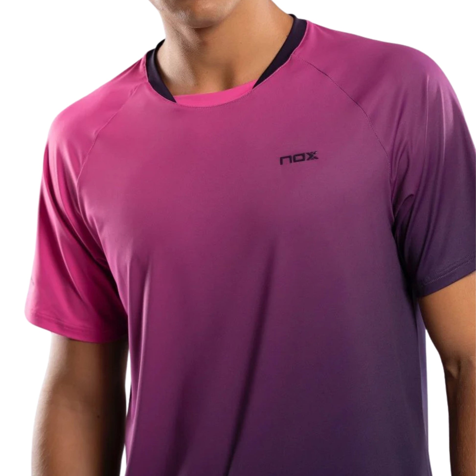 Nox Men's Pro Blackberry/Rose T-Shirt - Front Zoom