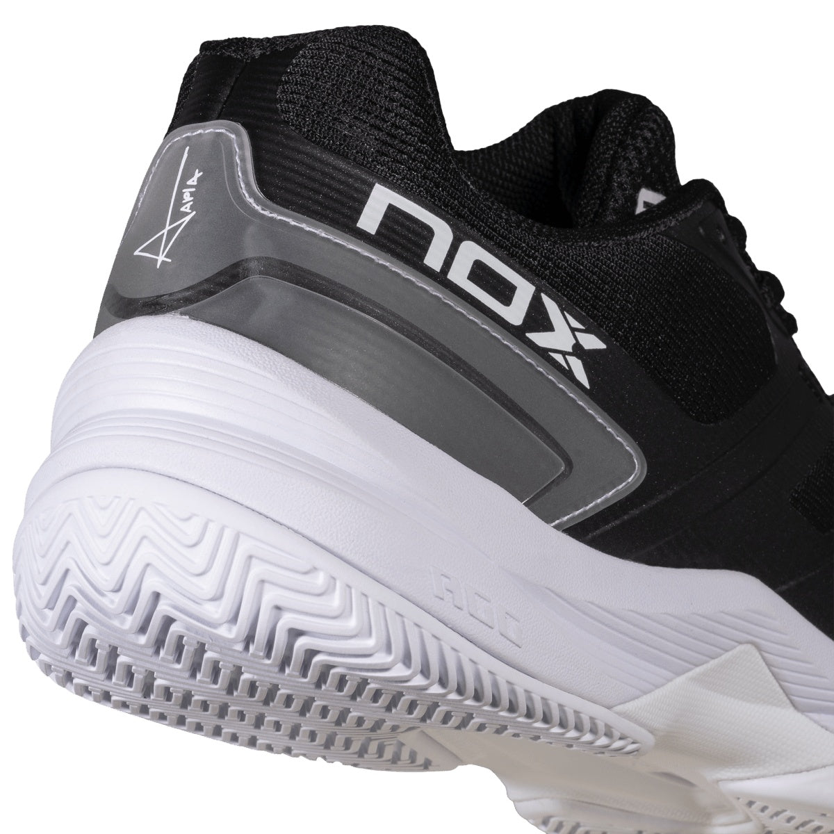 NOX AT10 Pro Black/White Padel Shoes - Front