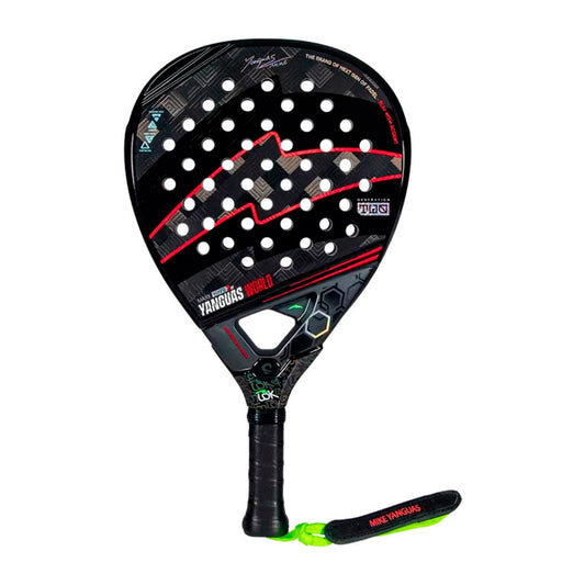 LOK Maxx Hype 2 Mike Yanguas World Padel Racket - Reverse front
