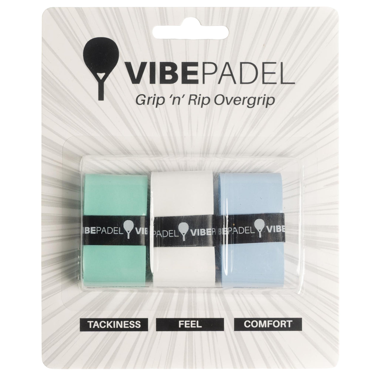 Vibe Padel Grip 'n' Rip Overgrips - Mix It Up