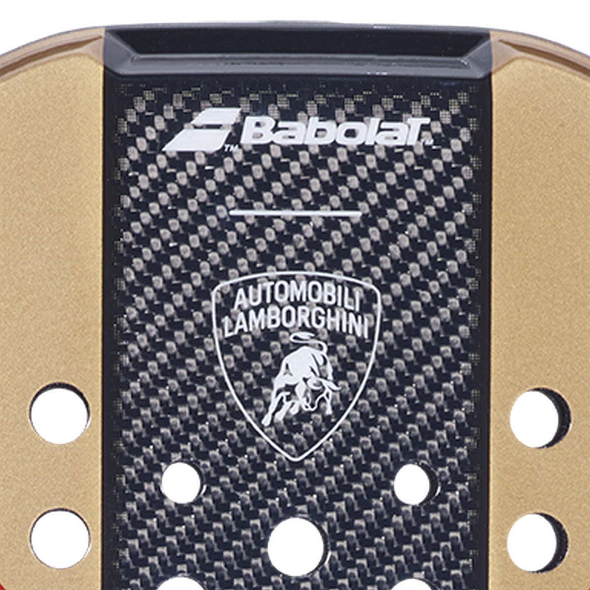 Babolat x Lamborghini BL002 Padel Racket - Bronze - Carbon Detail