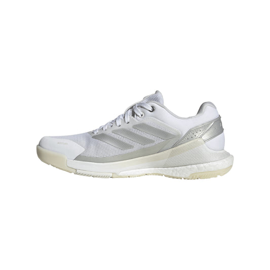 Adidas CrazyQuick Boost Padel Shoes Women - White/Silver - Medial