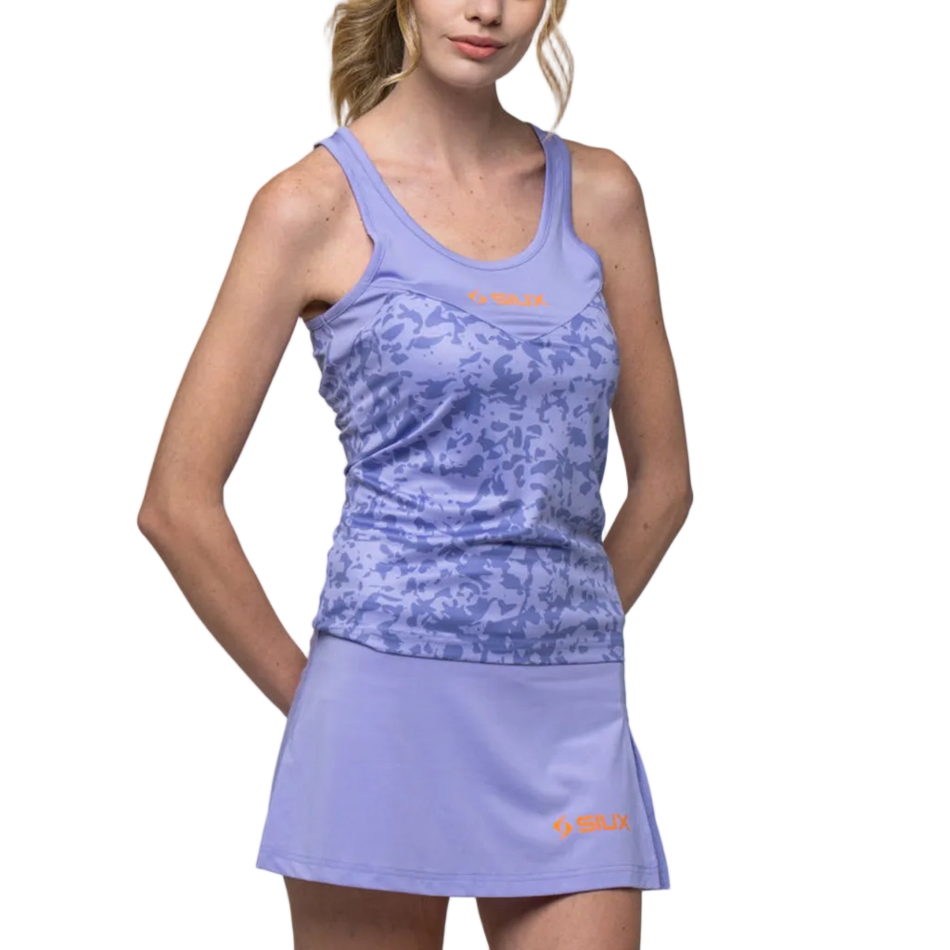 Siux Cyber 26 Women's Padel Tank Top - Lilac - Front Three-Quarter