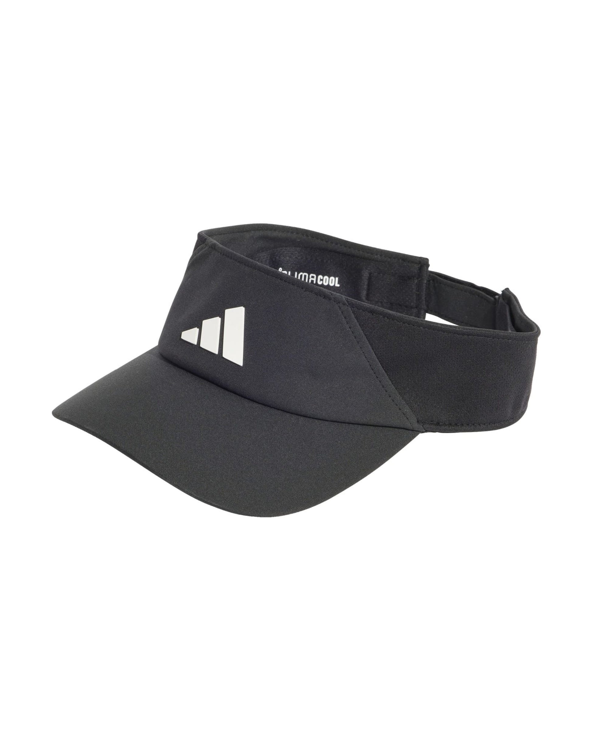 Adidas Climacool Padel Visor - Black/White - Front