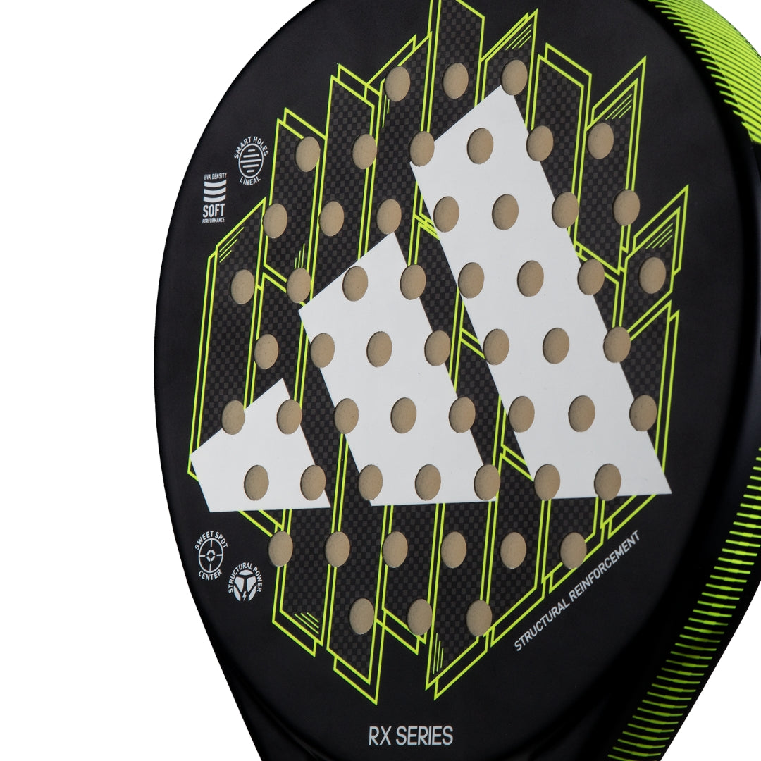 Adidas RX Series Lime Padel Racket - Face