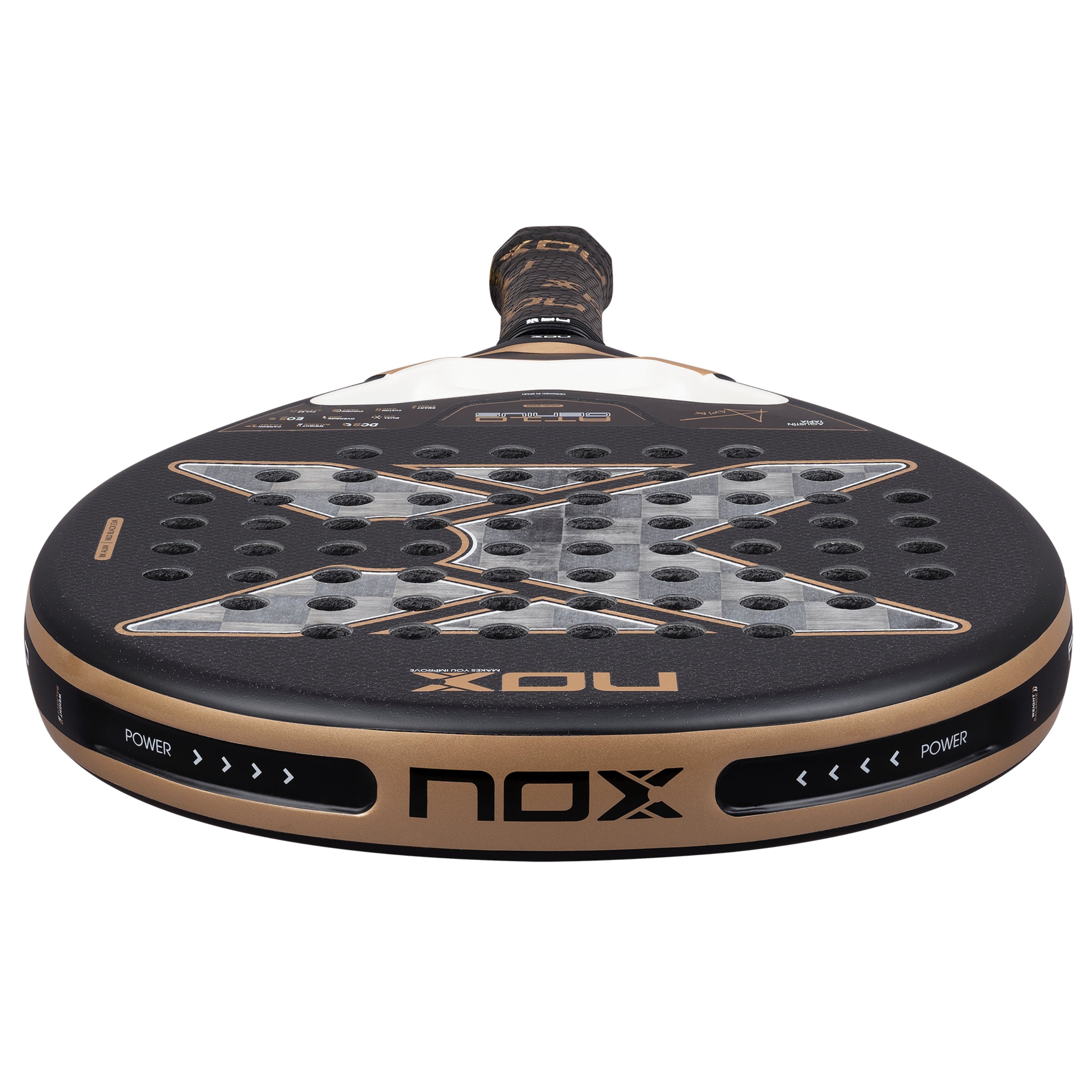 NOX AT10 Luxury Genius 18K Alum 2026 Padel Racket by Agustín Tapia