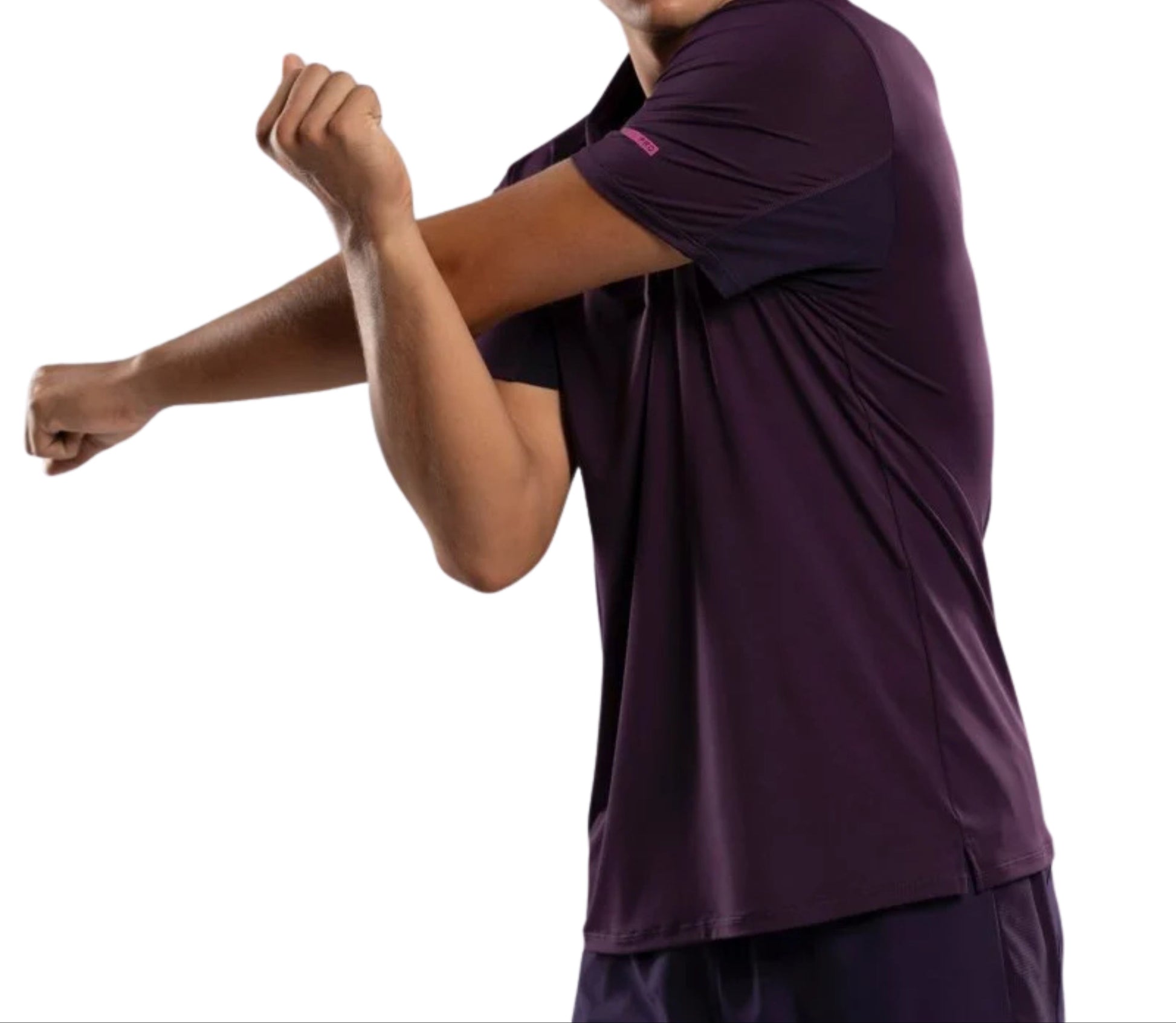 Nox Men's Pro Deep Purple Polo T-Shirt - Arm