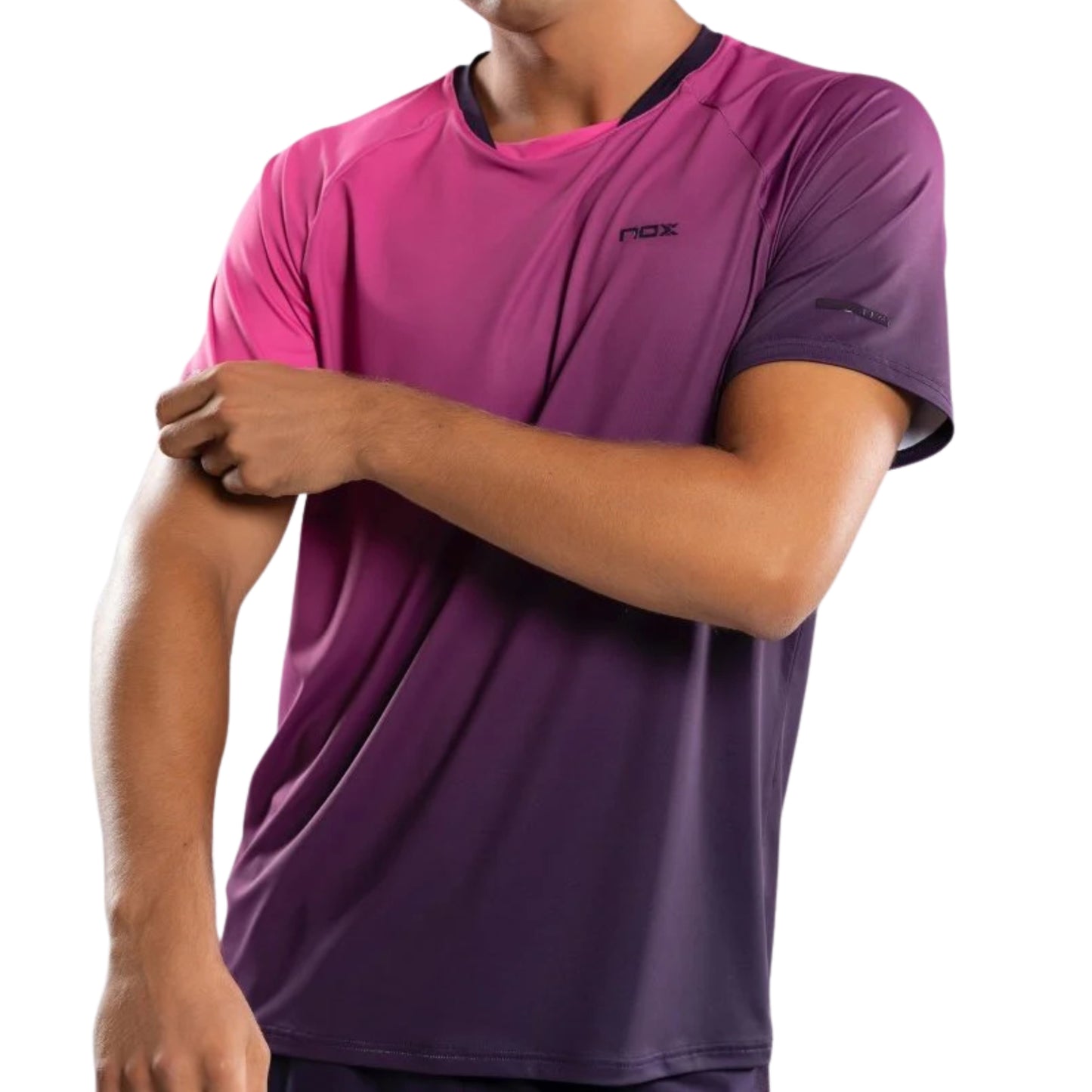 Nox Men's Pro Blackberry/Rose T-Shirt - Sleeve