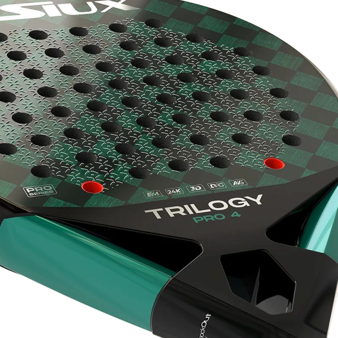 Siux Silver Racket Siux Trilogy Control Pro 4 Padel Racket | PadelZone