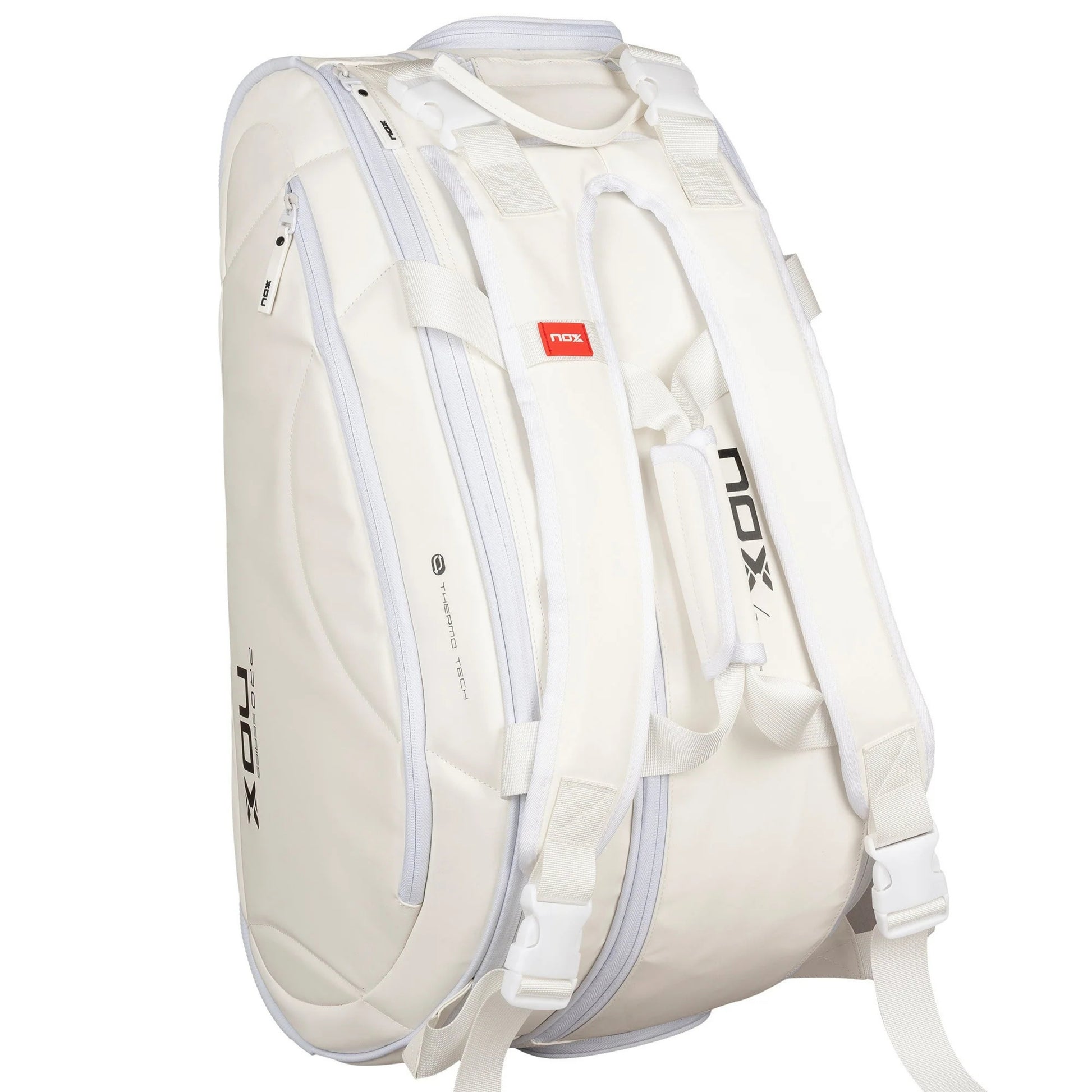 Nox Pro Series Padel Bag - White - Straps