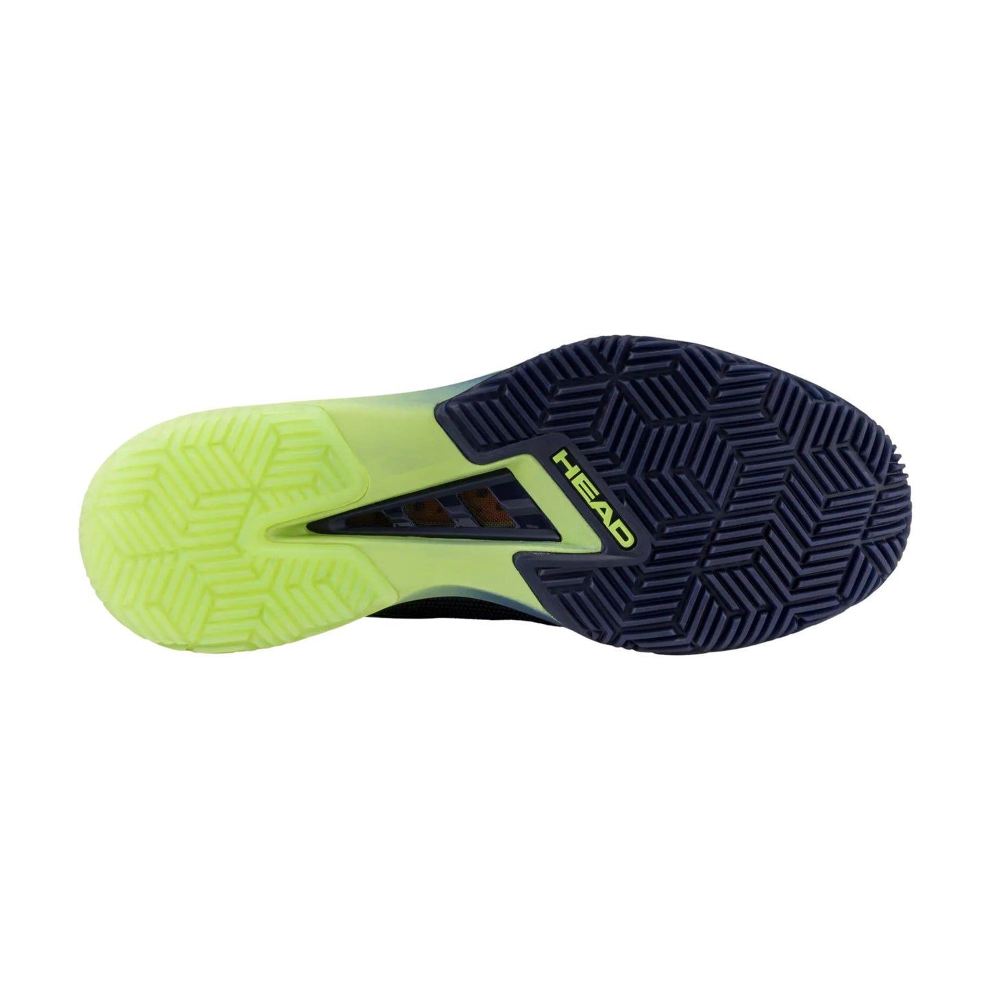 Head Sprint Pro 4.0 Padel Shoe - Navy/Lime - Outsole