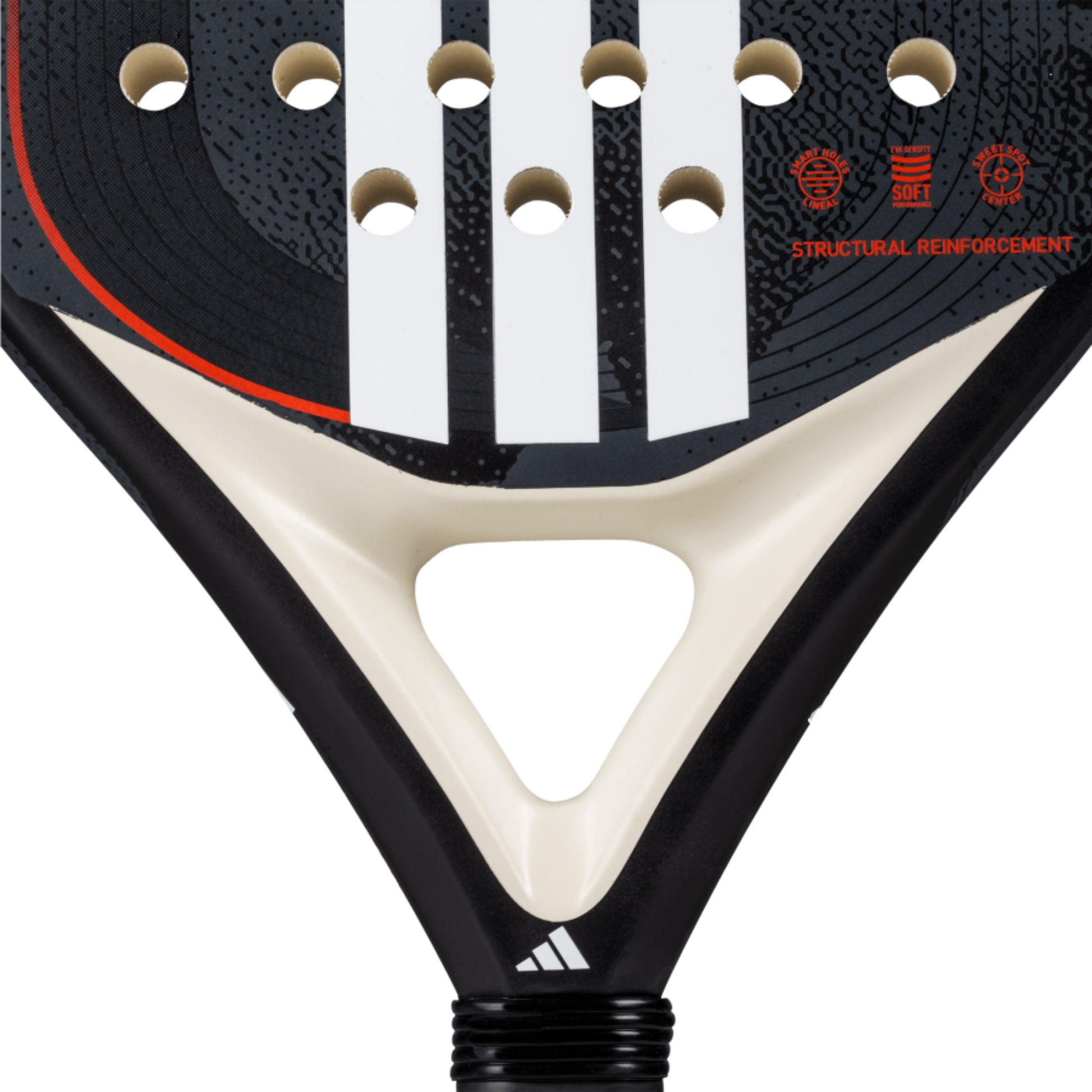 Adidas Drive 3.4 Padel Racket - Black - Heart