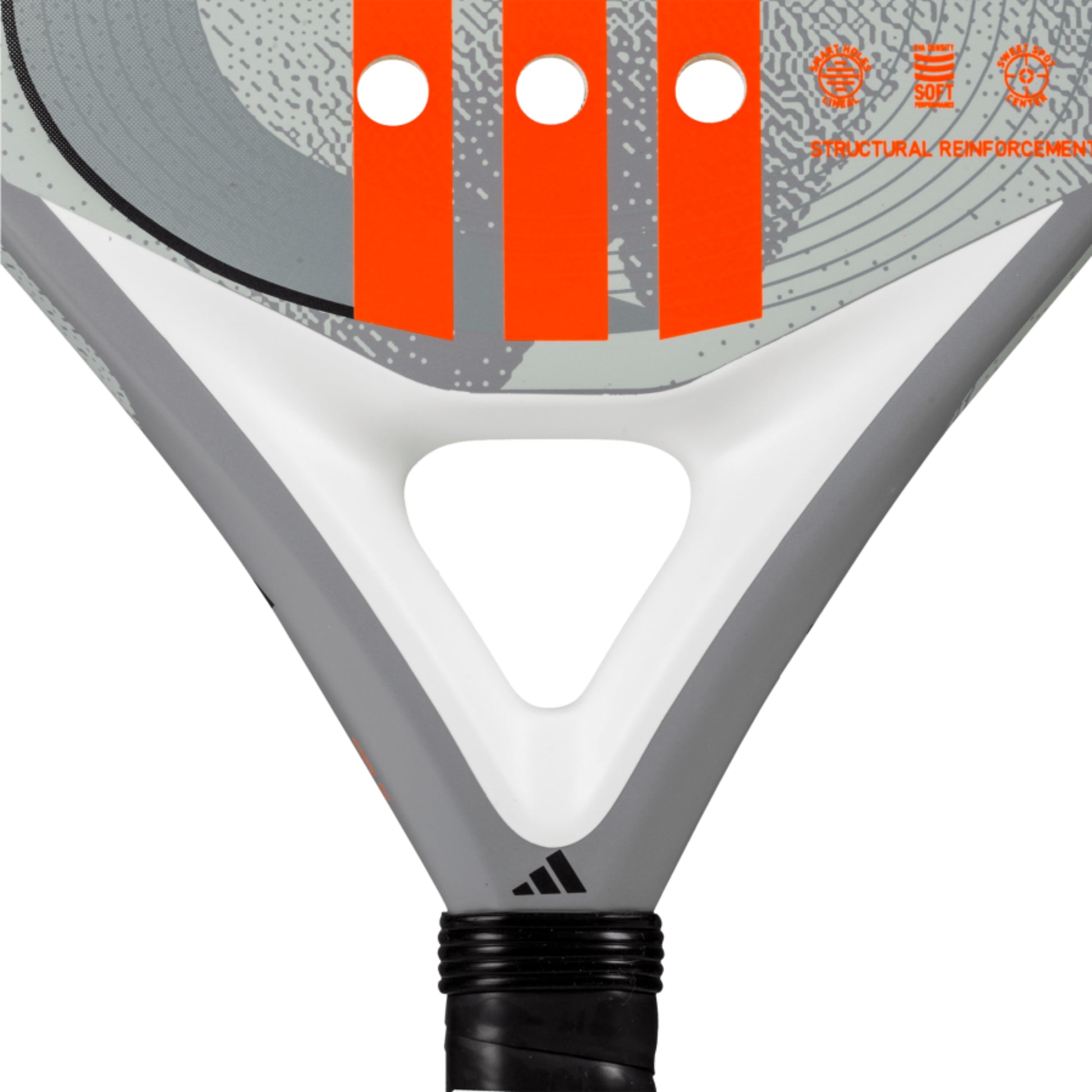 Adidas Drive 3.4 Padel Racket - Grey - Heart