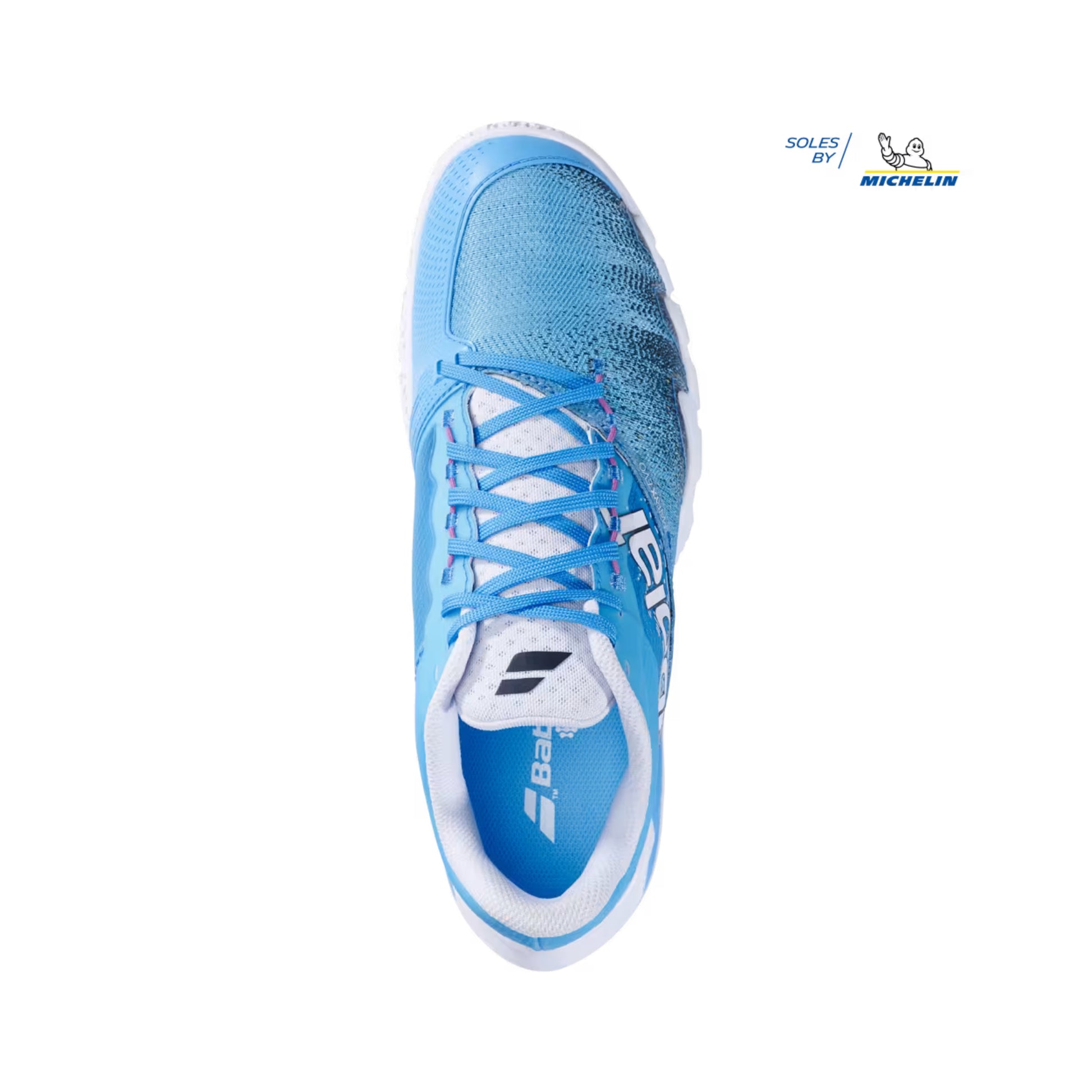 Babolat Jet Premura 2 Lebron Padel Shoes - Blue/White - Top