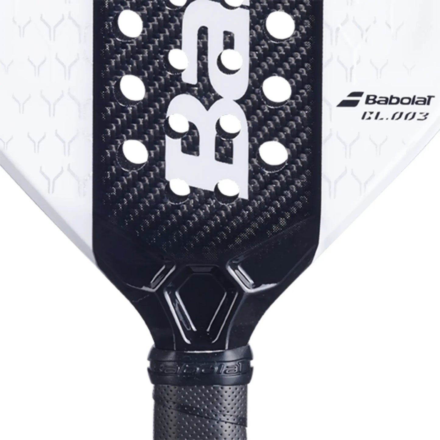 Babolat x Lamborghini BL003 Padel Racket - White - Heart