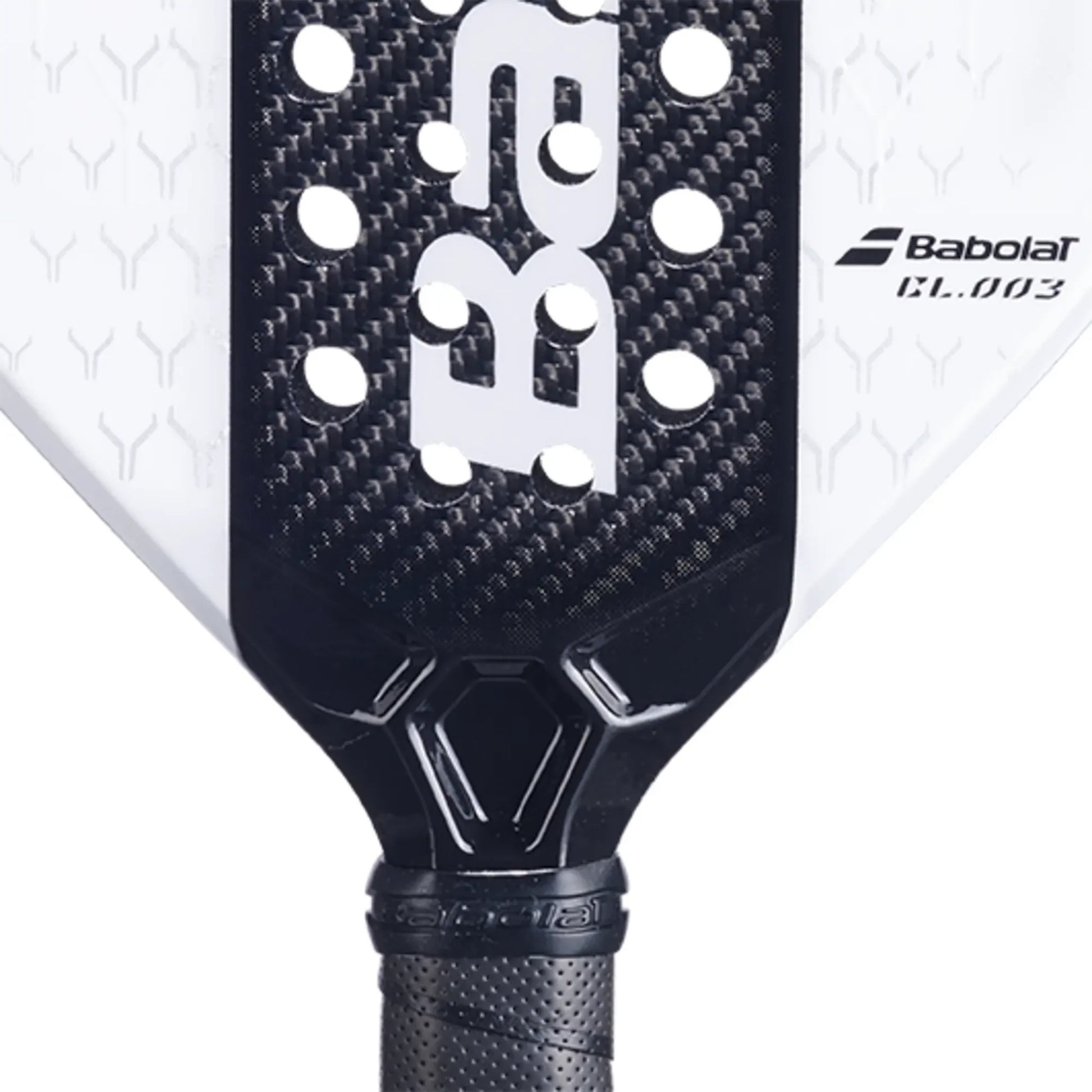 Babolat x Lamborghini BL003 Padel Racket - White - Heart