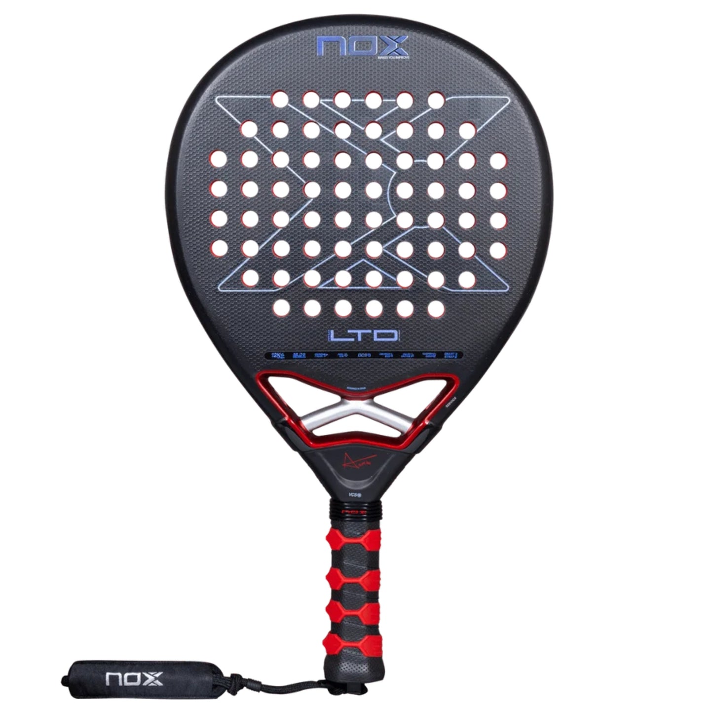 NOX AT10 Genius 12K XTREM LTD 2026 padel racket front view