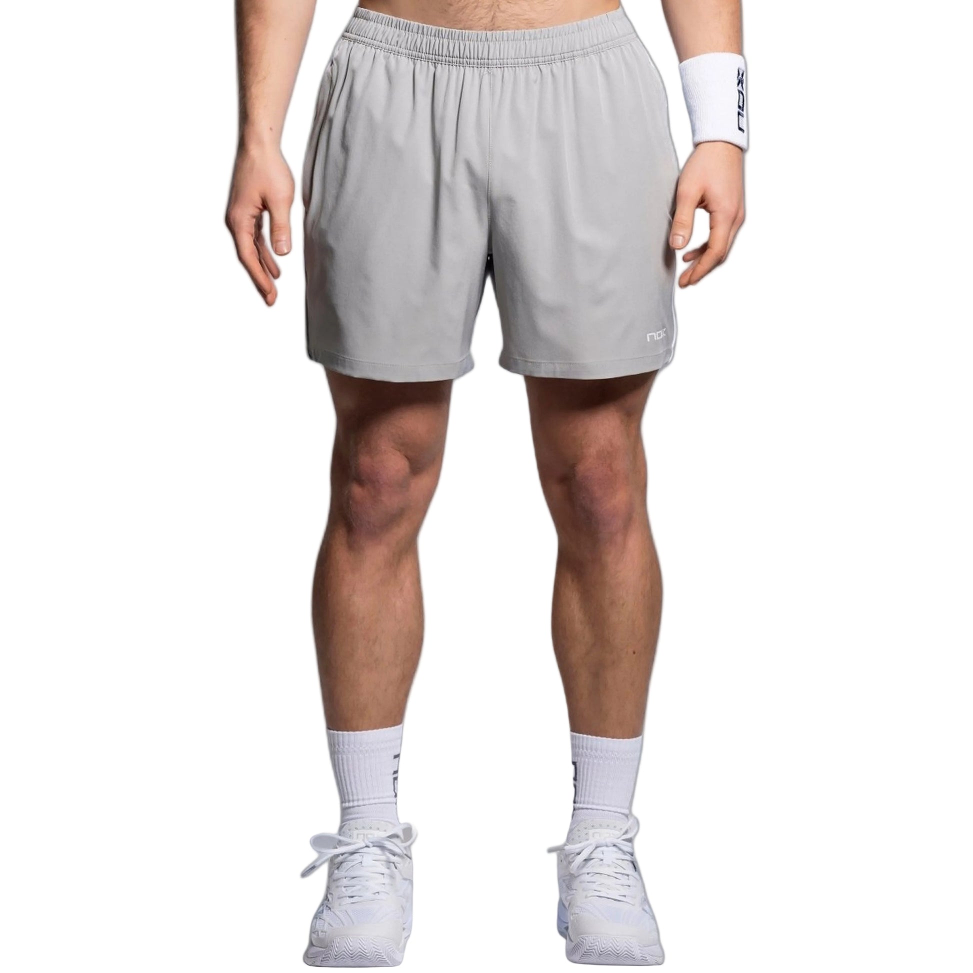 NOX Men's Team Fit Shorts - Grey - model front
