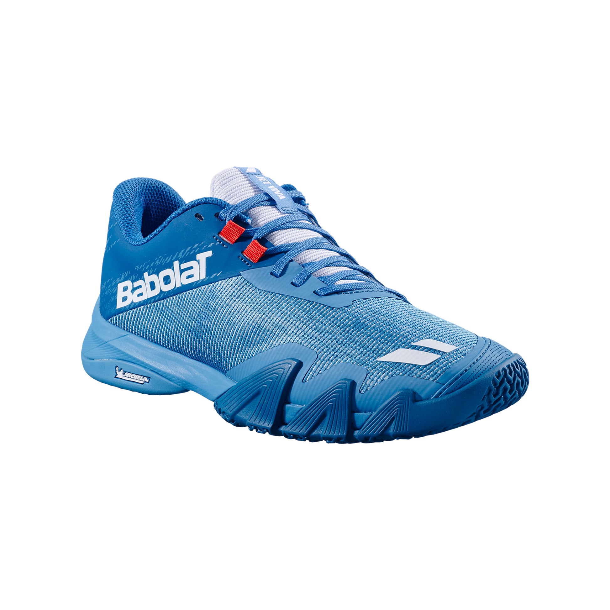 Babolat Jet Viva Padel Shoes - Blue Moon/Seaport - Three Quarter