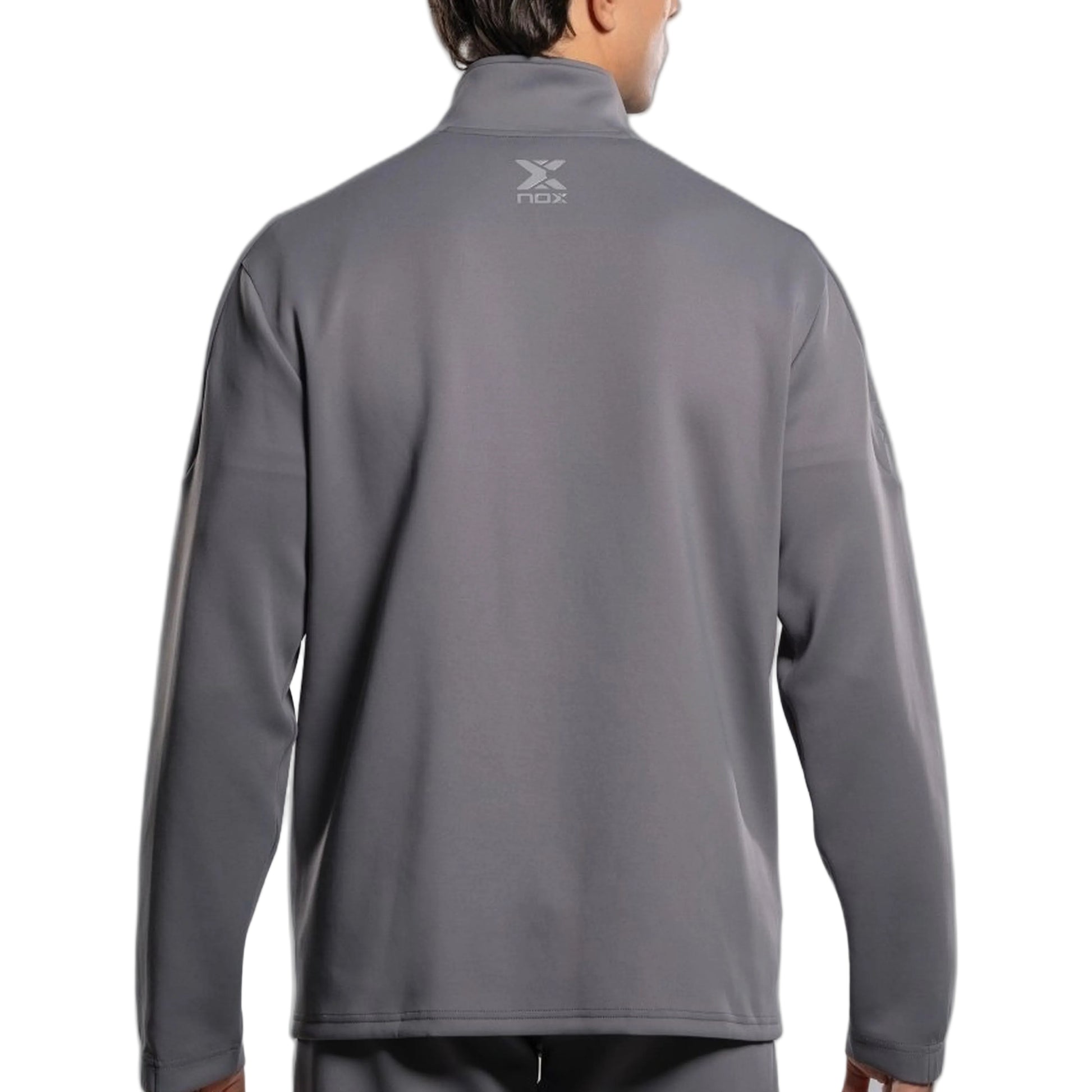 NOX Men's Team Jacket - Moon Grey - model back