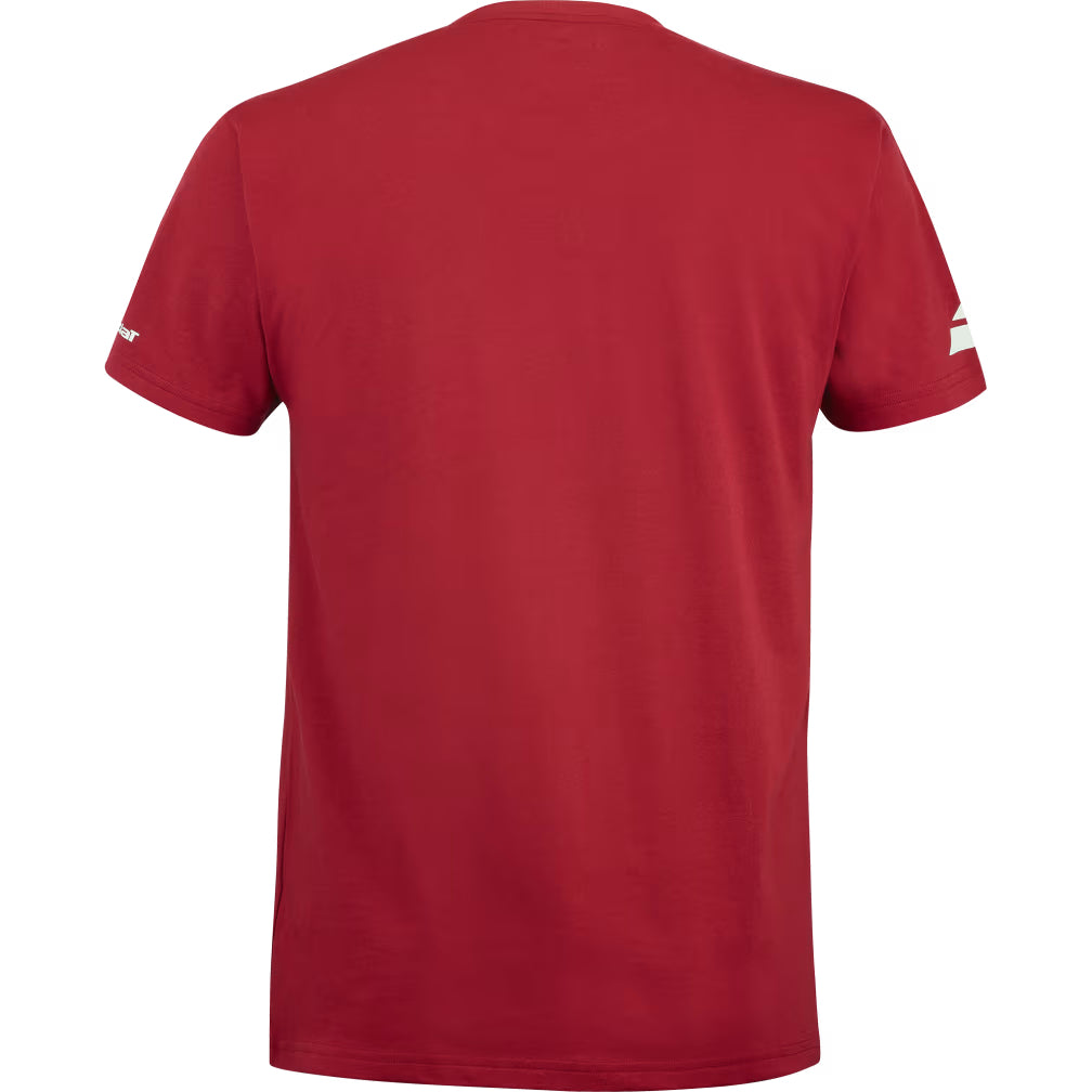 Babolat Lebron Cotton T-Shirt Red -Back