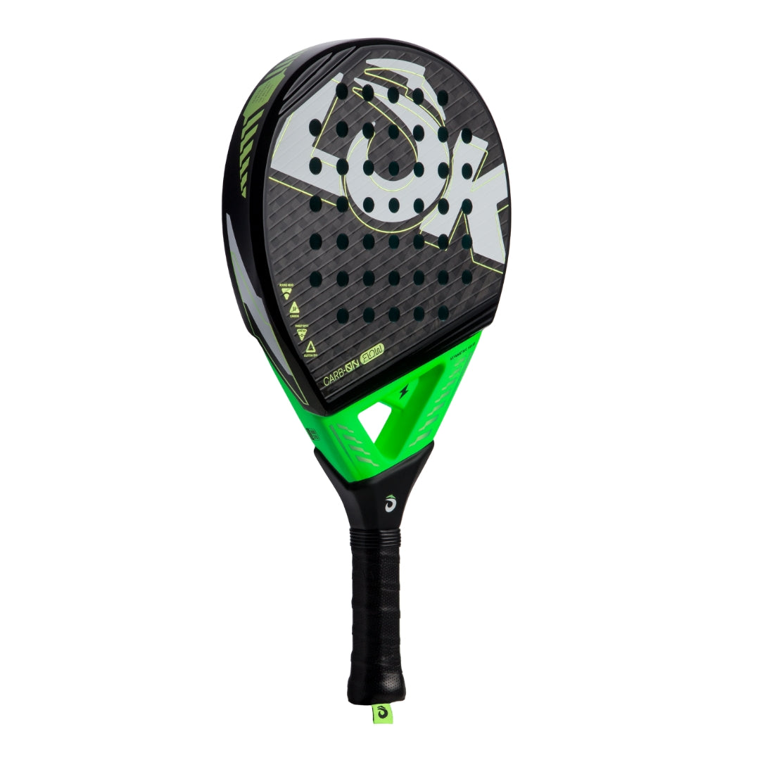 LOK Carb-On Flow Padel Racket - Left