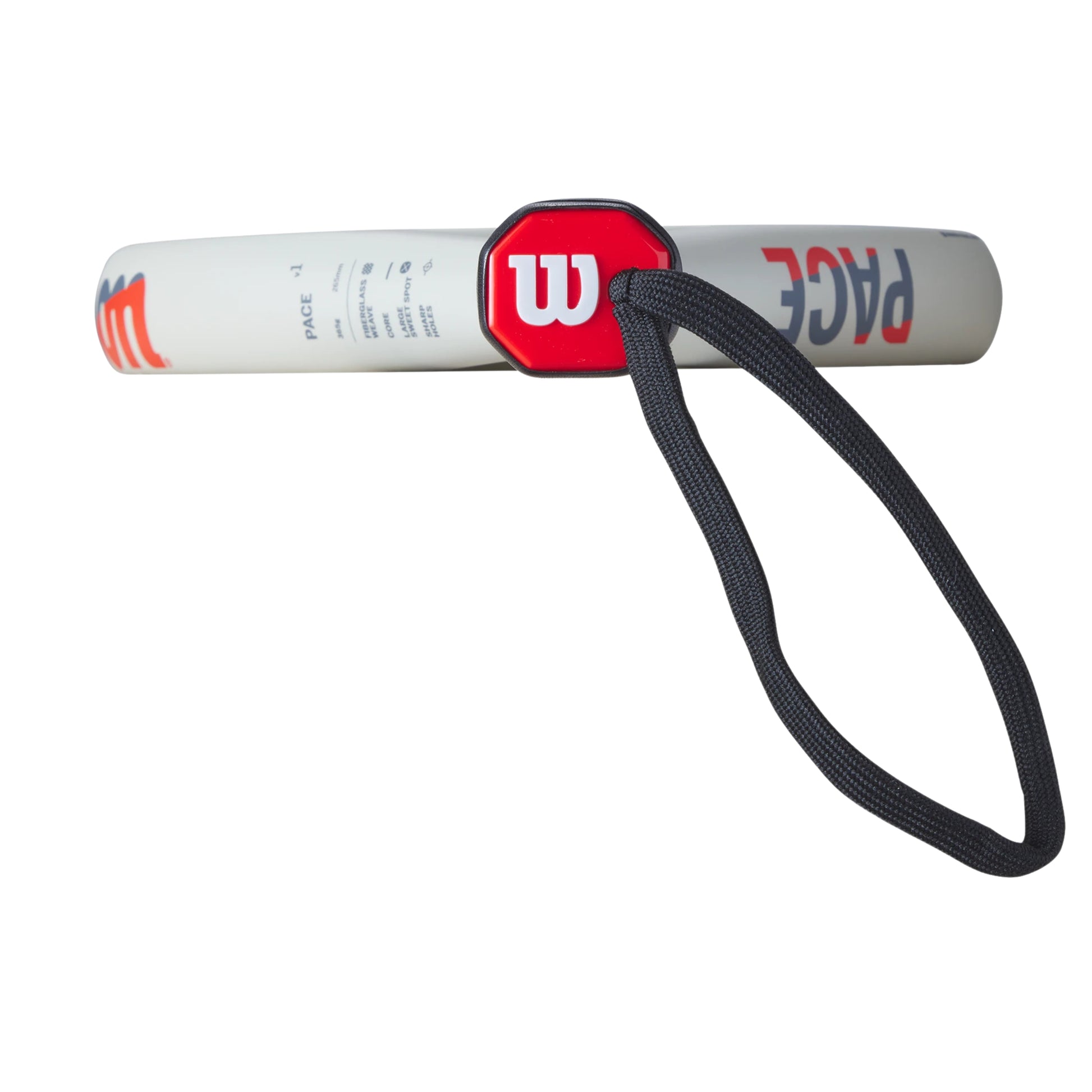 Wilson Pace V1 Padel Racket - Red - Cord