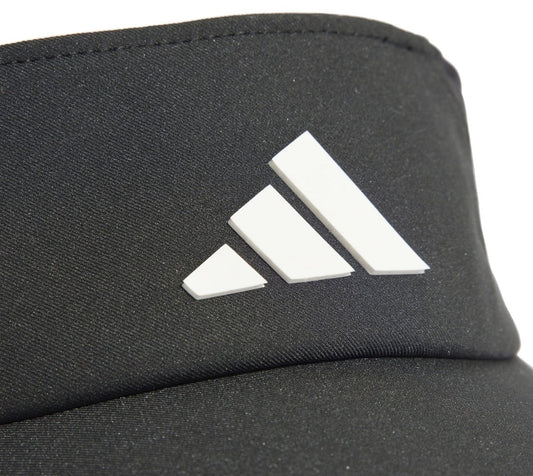 Adidas Climacool Padel Visor - Black/White - Logo Detail